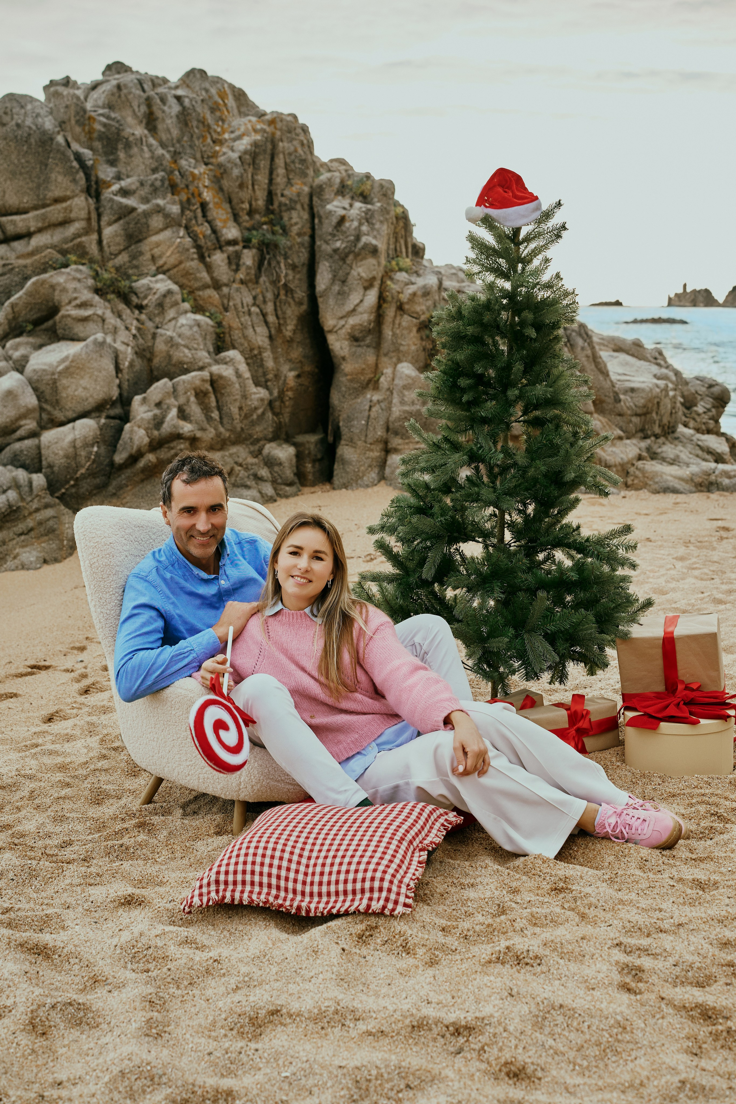 Рождество на пляже. Такие разные, любимые. Фотограф в Барселоне Жанна Захарченко