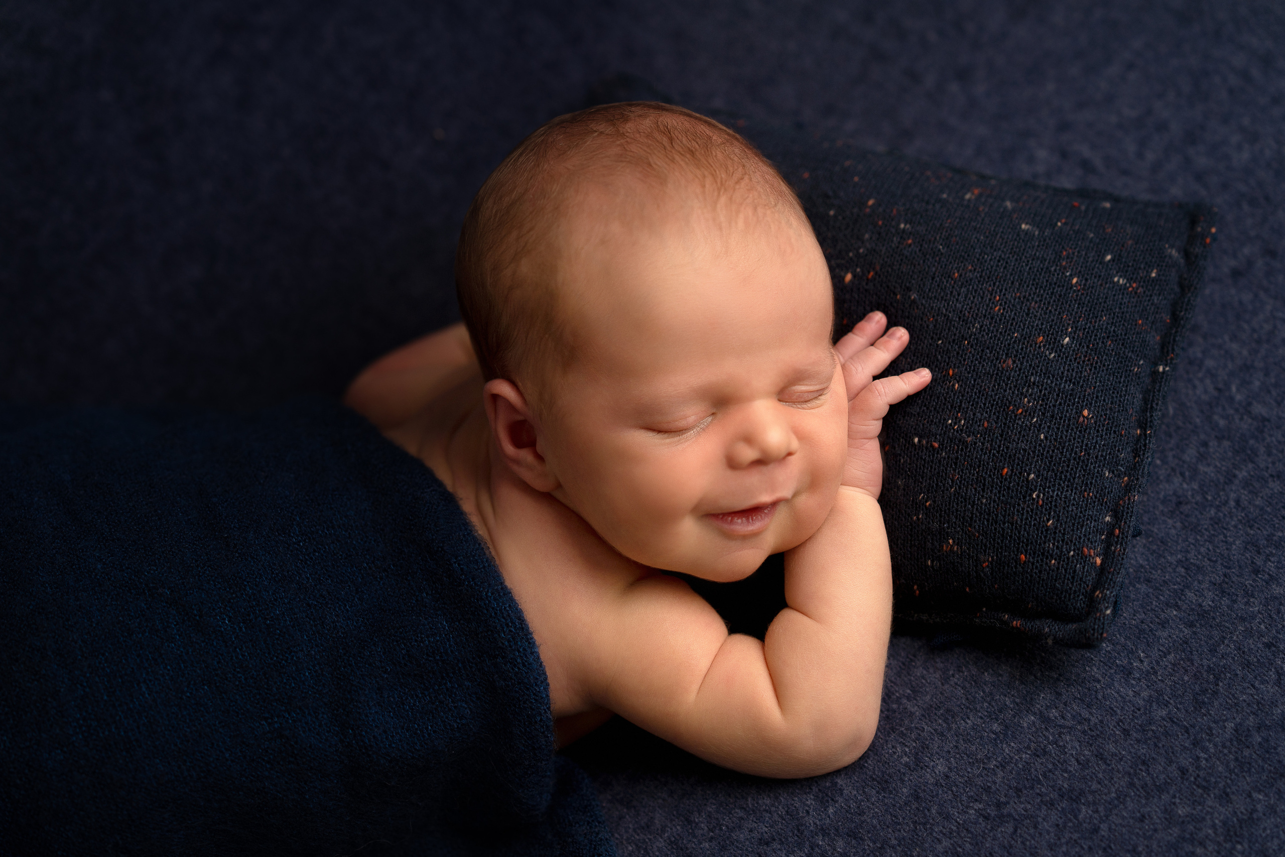 Studio newborn session. Newborn and family photographer. Hills District. Sydney