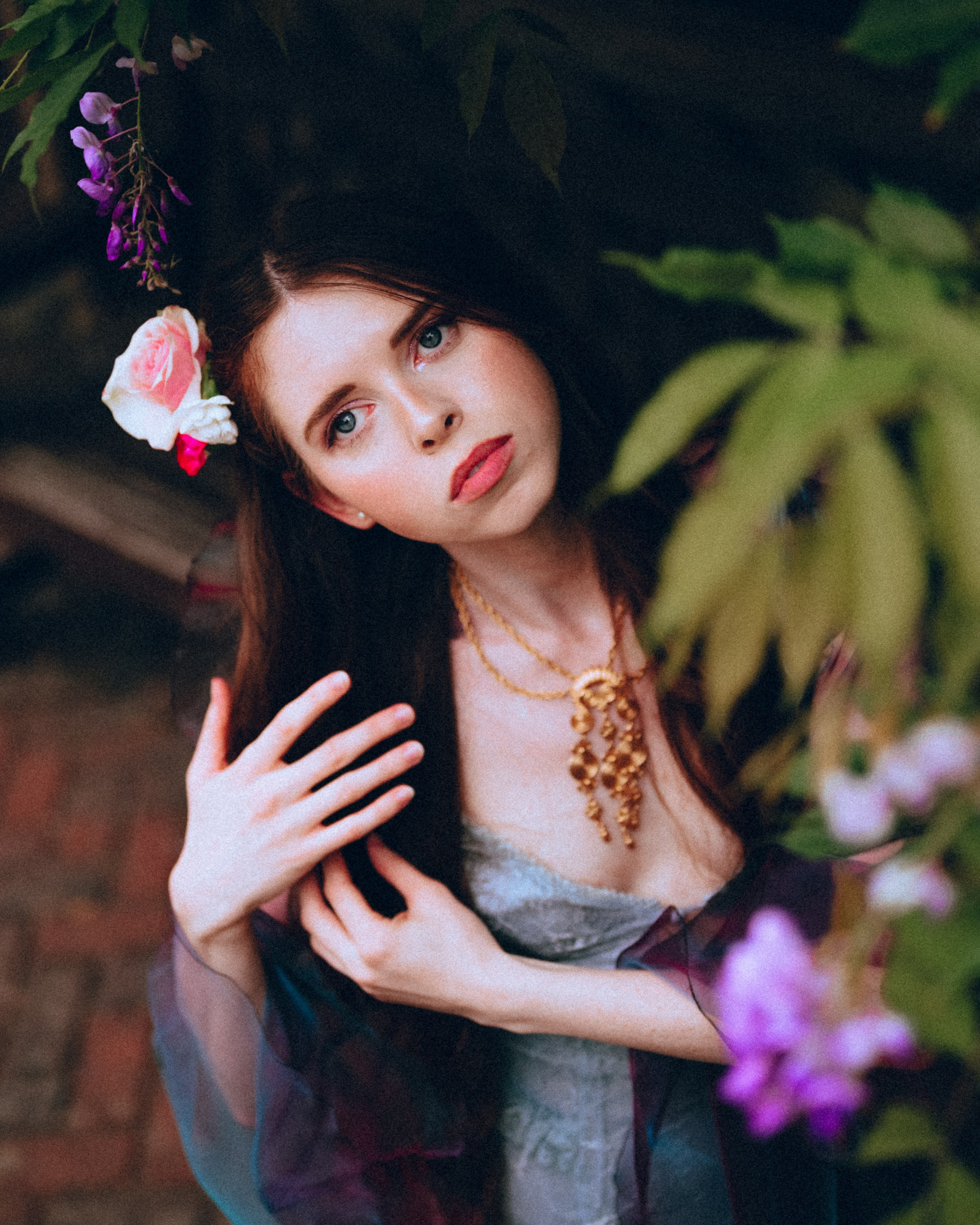 Fairy Photoshoot in a Lotus Pond. Moth & Moss Photography