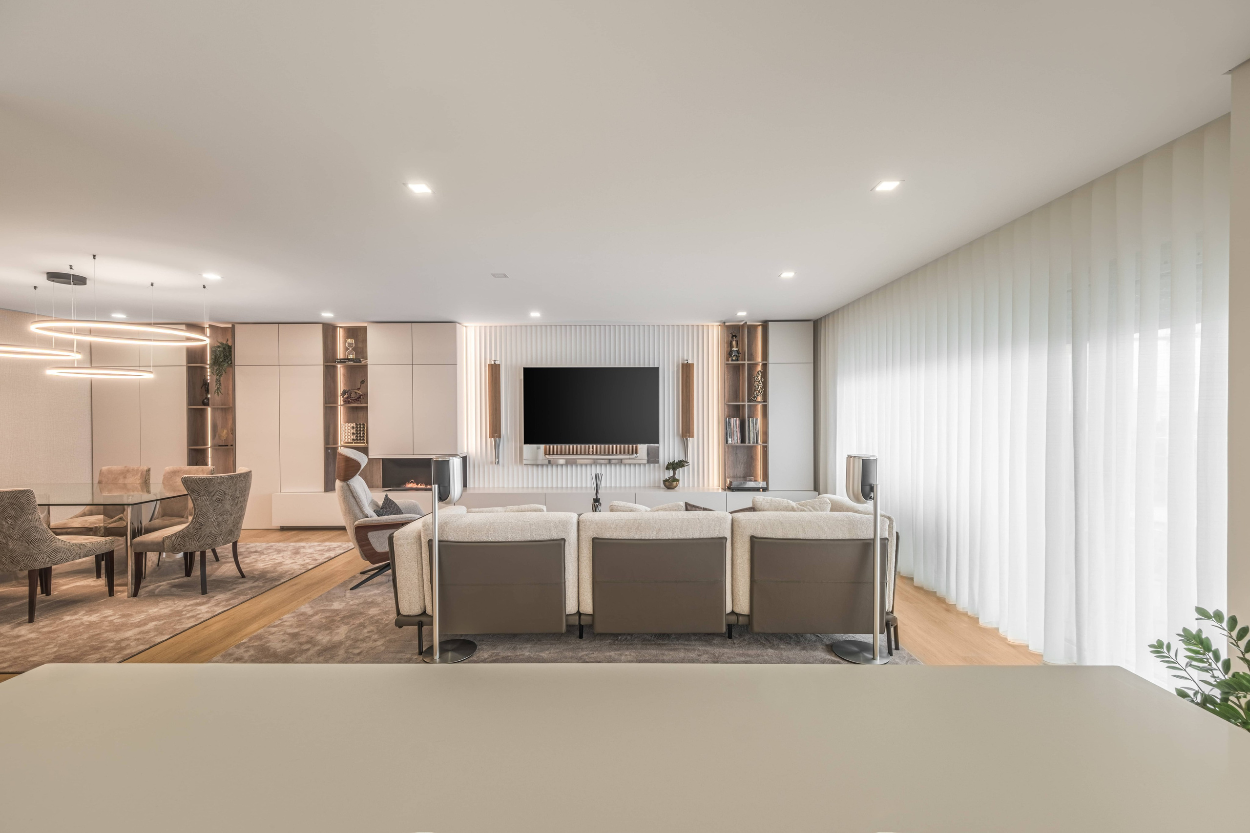 fotografia de interiores de open space 