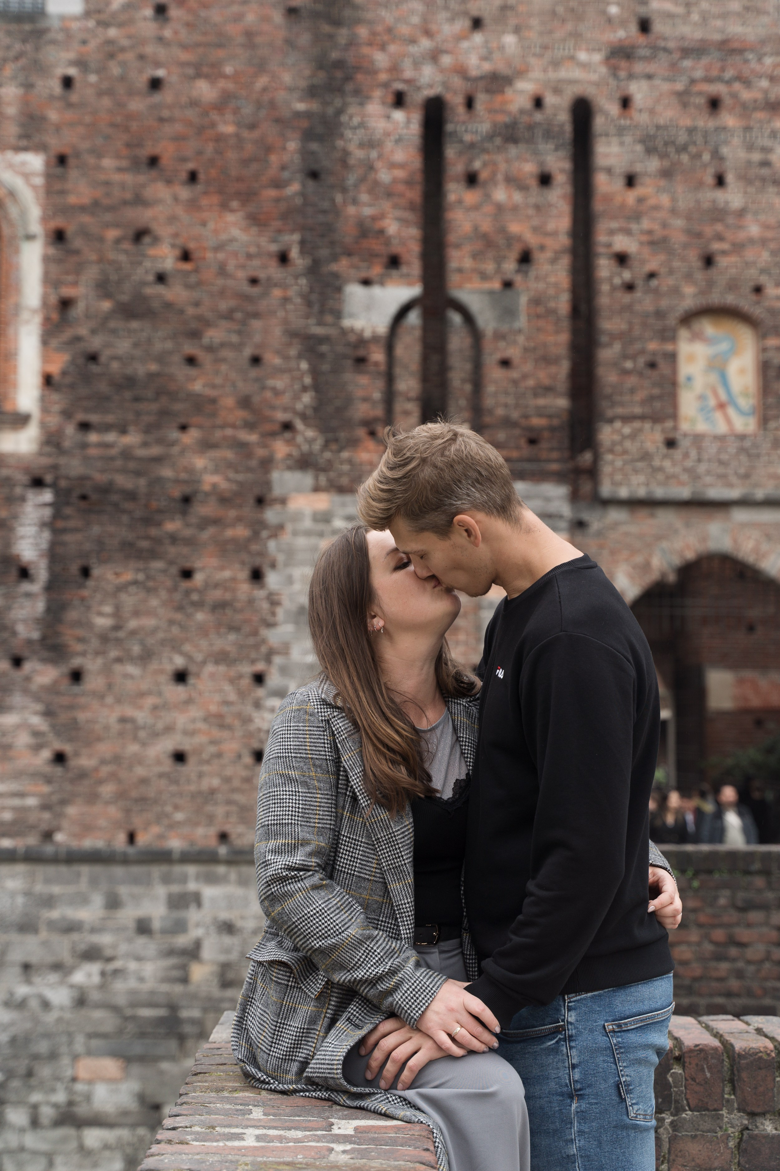 Winter Photo Walk in Milan. Proposal Photographer in Lake Como