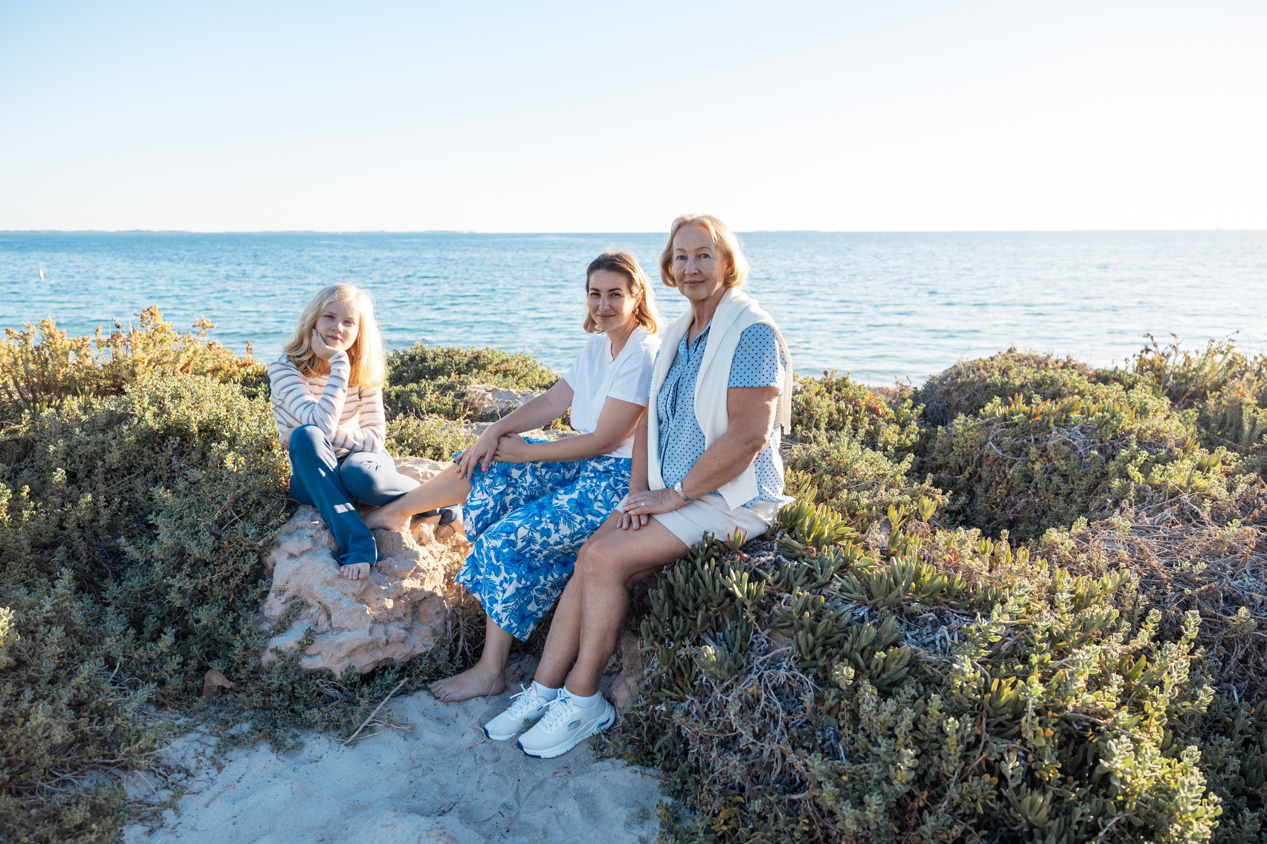 Photos from different family photoshoots