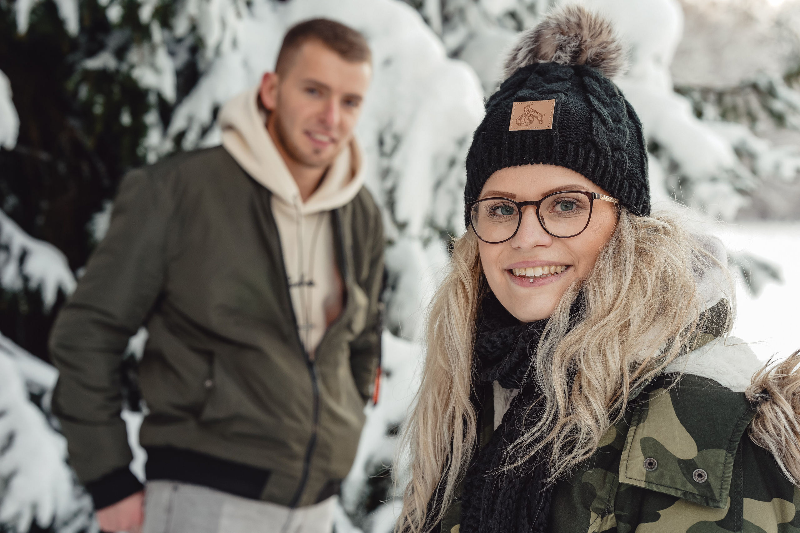 Winter Lovestory. Portraitfotografie in Gründau Elena Ohnstedt
