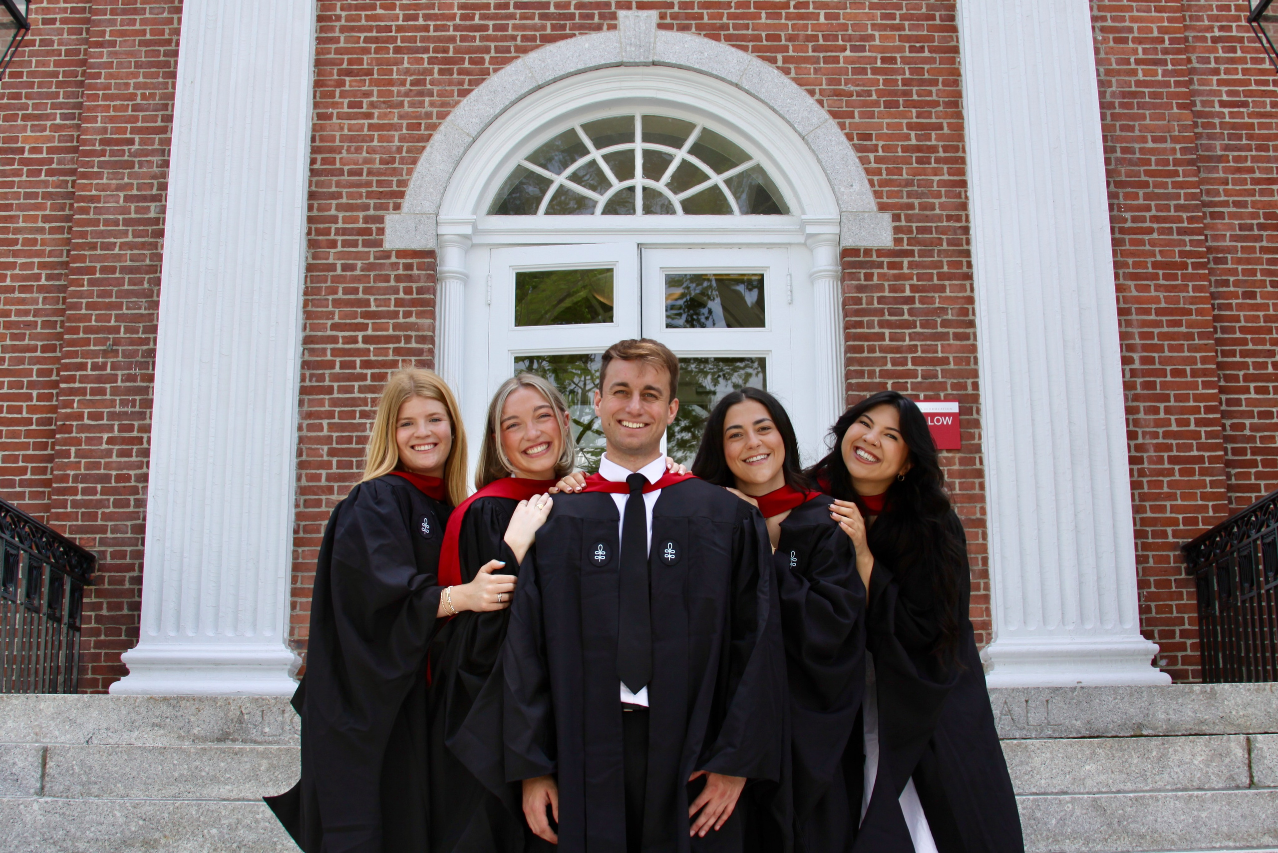 Masters graduation with Talia (group shoot). Kelly Sang, graduation and portrait photographer in Boston