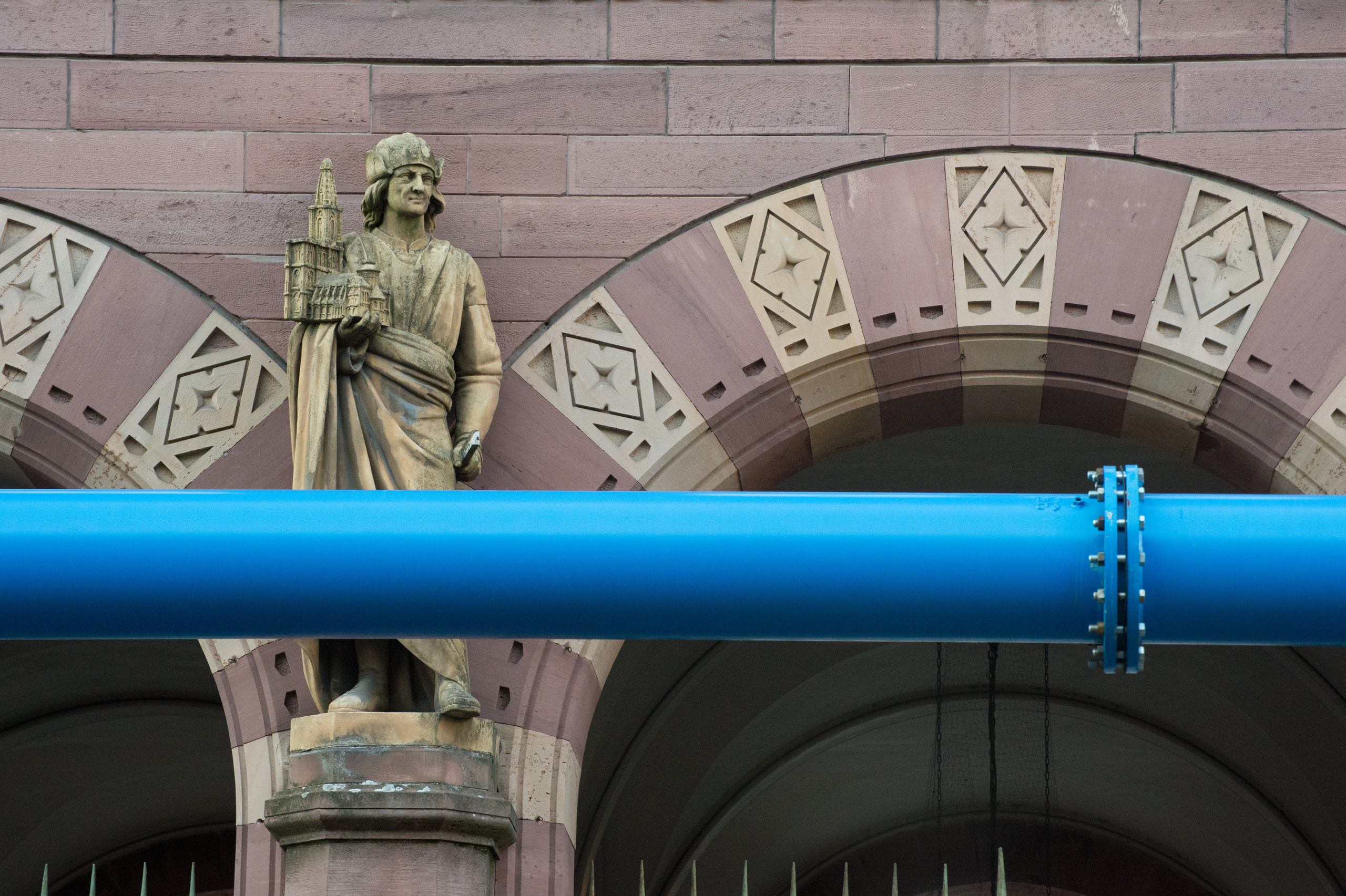 Синяя труба в Карлсруэ. Фотограф в Германии — Мария Чистякова