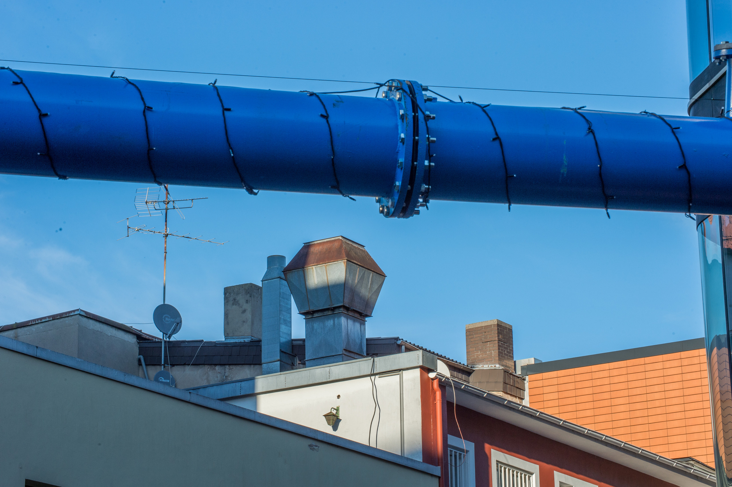 Синяя труба в Карлсруэ. Фотограф в Германии — Мария Чистякова