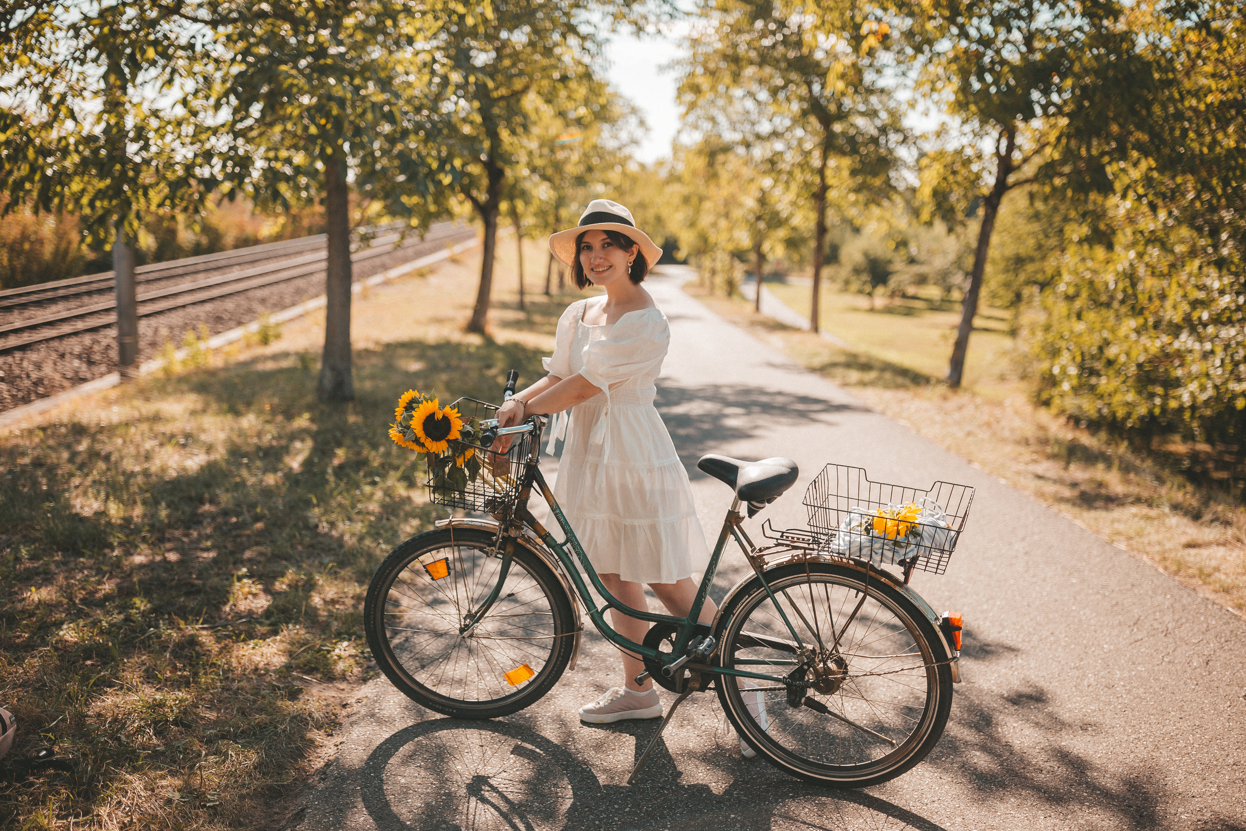 Fotoshooting mit Sonnenblumen. Maria Chistyakovа — Fotografin in Karlsruhe, Baden-Baden und Umgebung