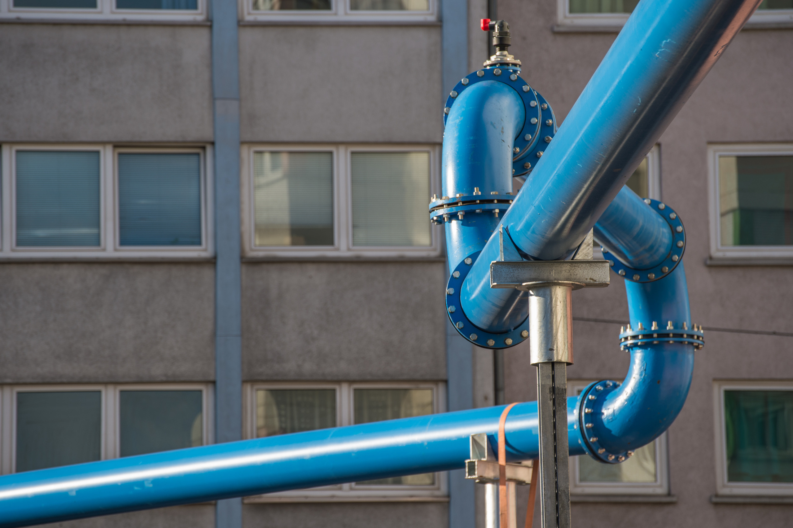 Синяя труба в Карлсруэ. Фотограф в Германии — Мария Чистякова