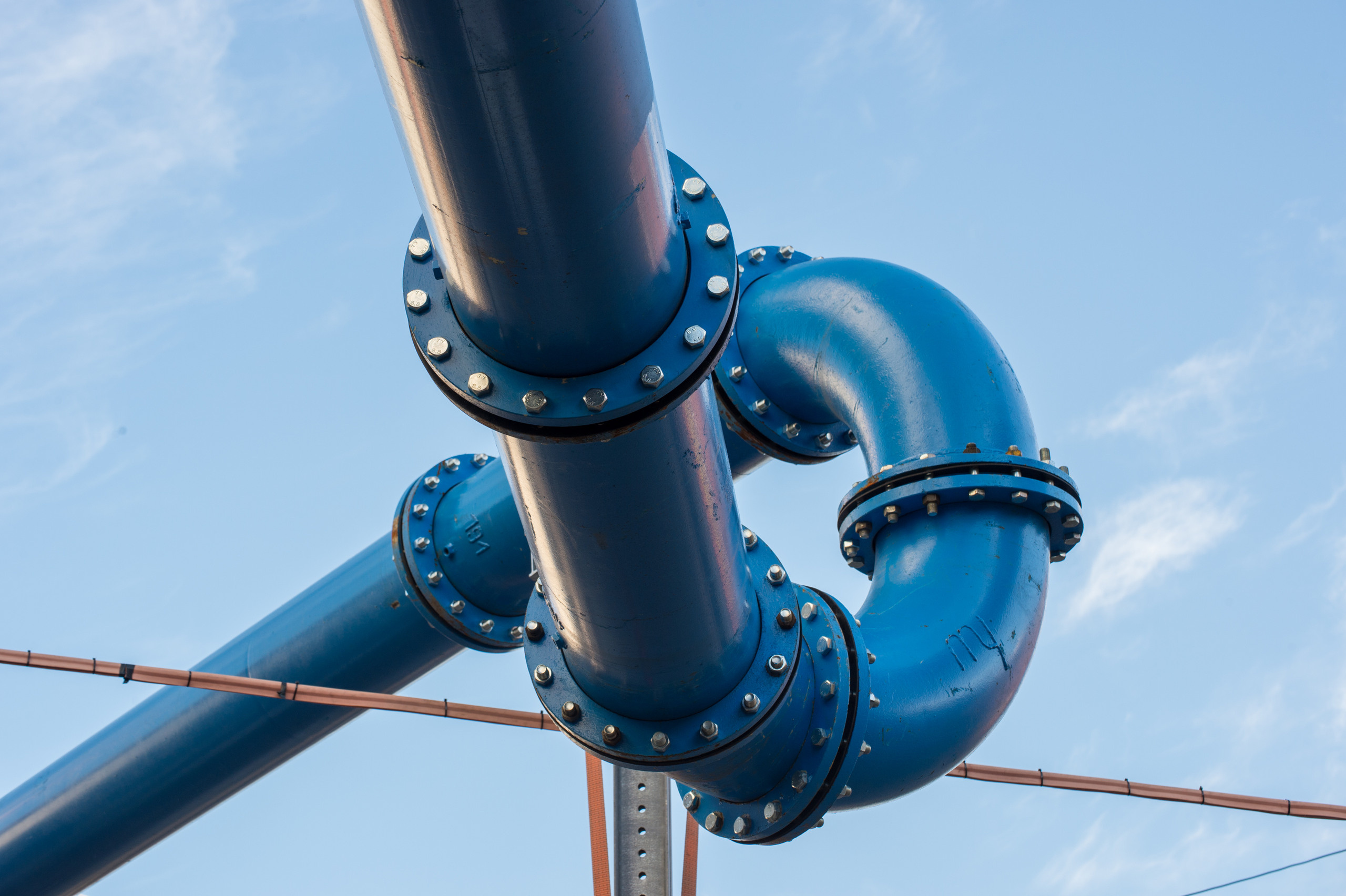 Синяя труба в Карлсруэ. Фотограф в Германии — Мария Чистякова