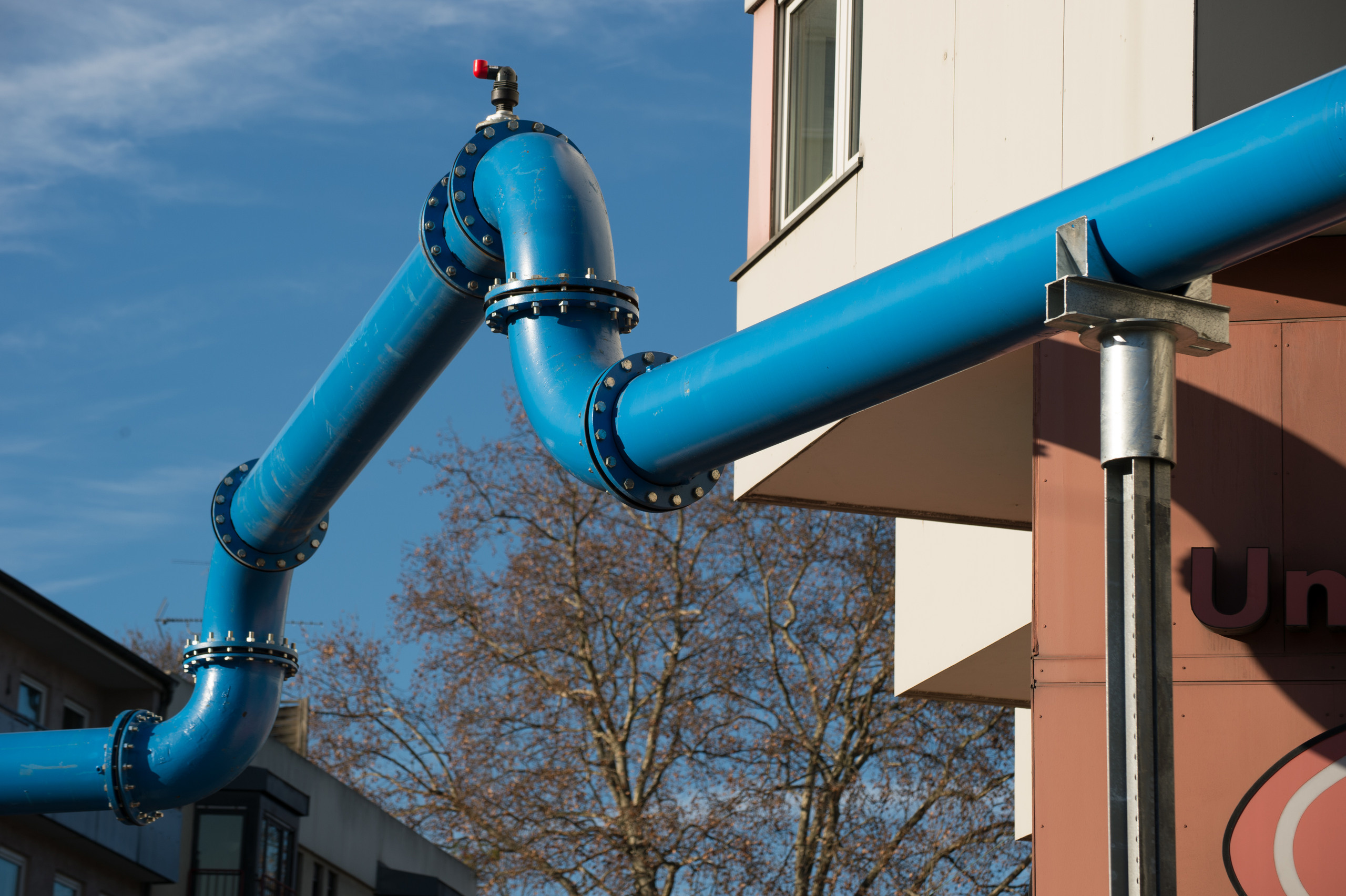 Синяя труба в Карлсруэ. Фотограф в Германии — Мария Чистякова