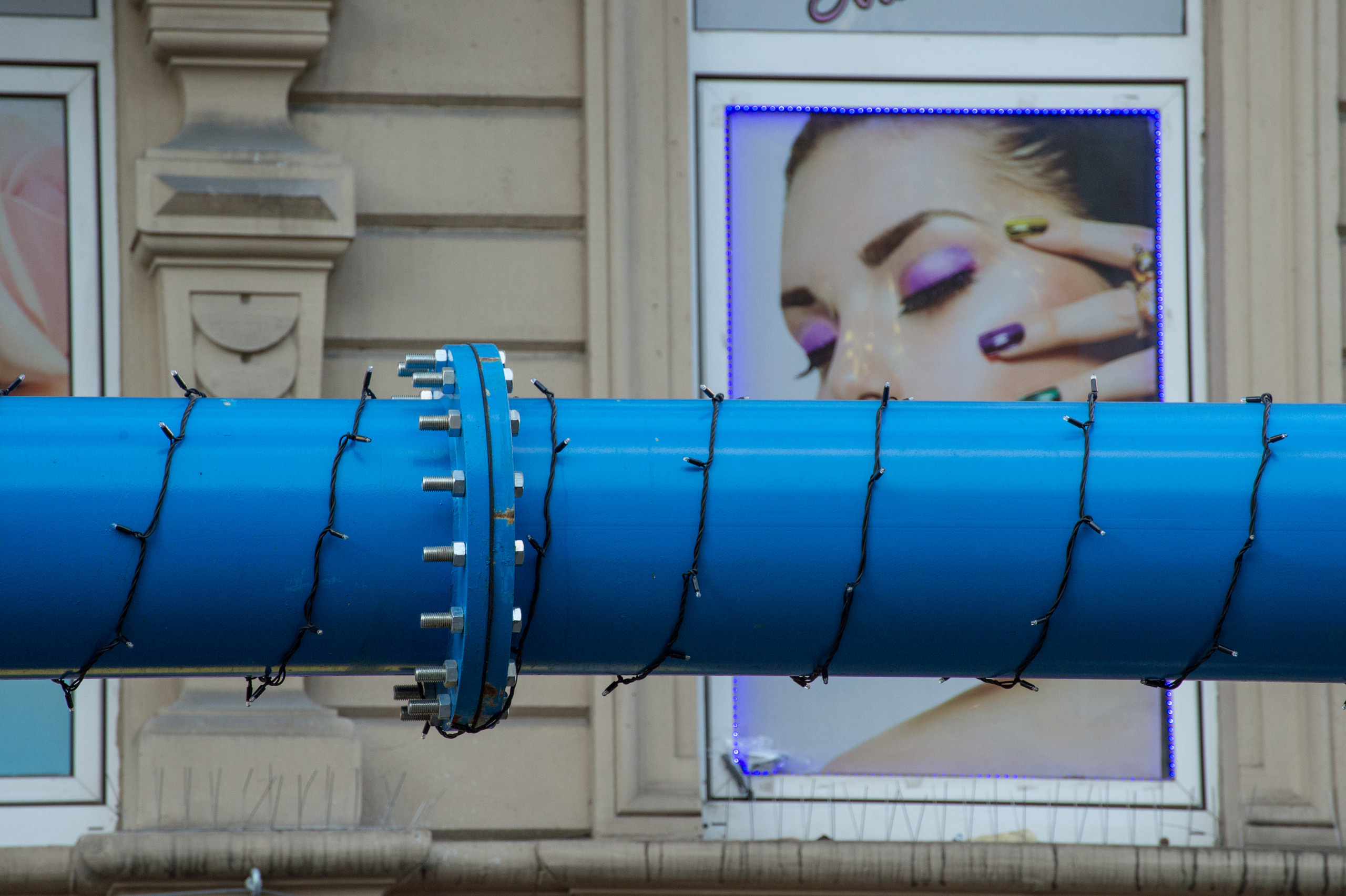 Синяя труба в Карлсруэ. Фотограф в Германии — Мария Чистякова