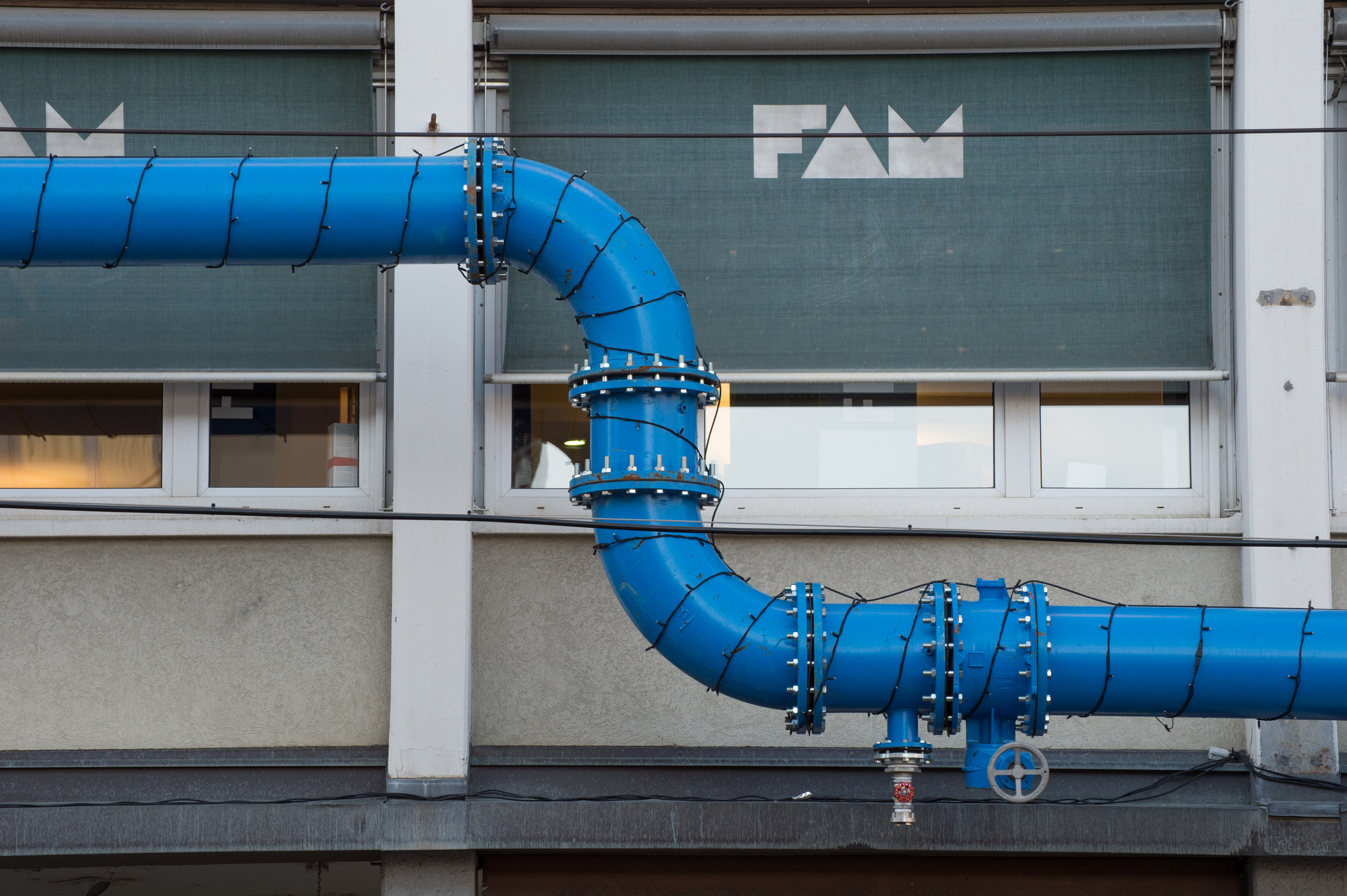 Синяя труба в Карлсруэ. Фотограф в Германии — Мария Чистякова