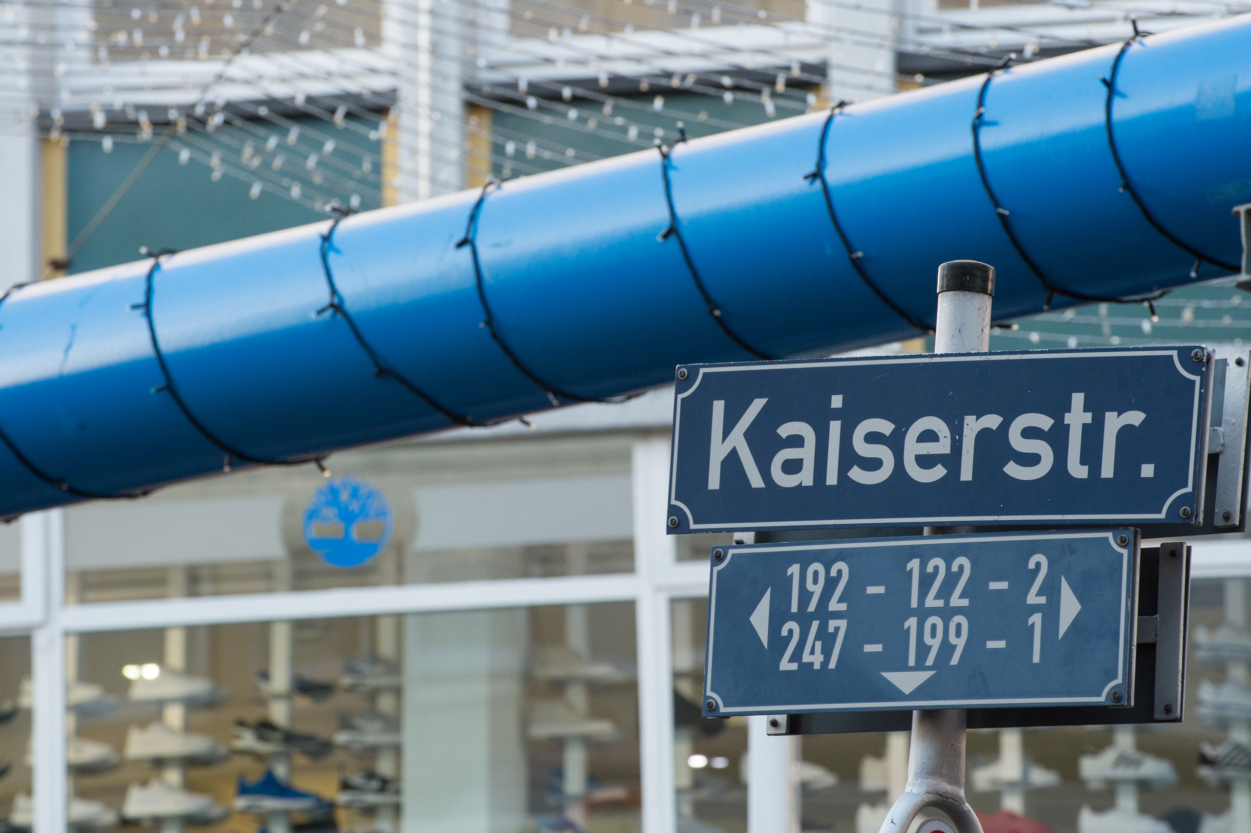 Синяя труба в Карлсруэ. Фотограф в Германии — Мария Чистякова