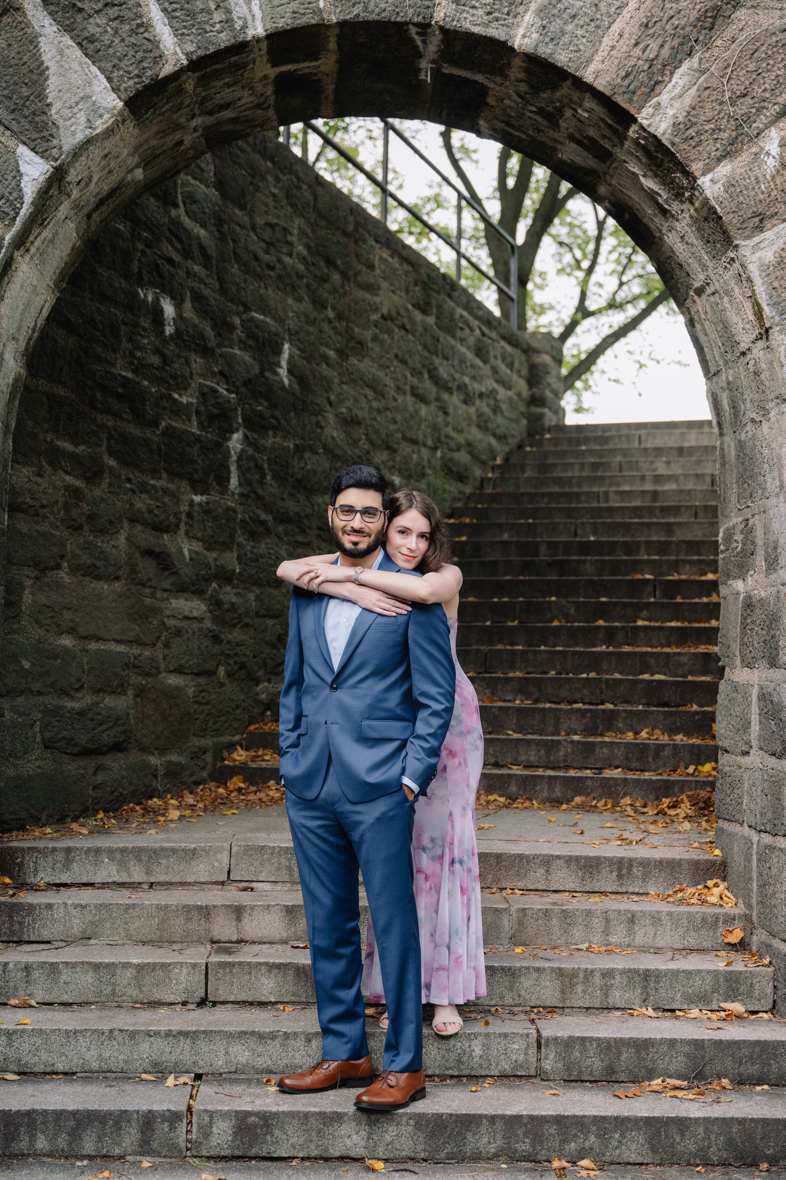 Aashay & Kimberly — Engagement Photoshoot at The Cloisters, Fort Tryon Park