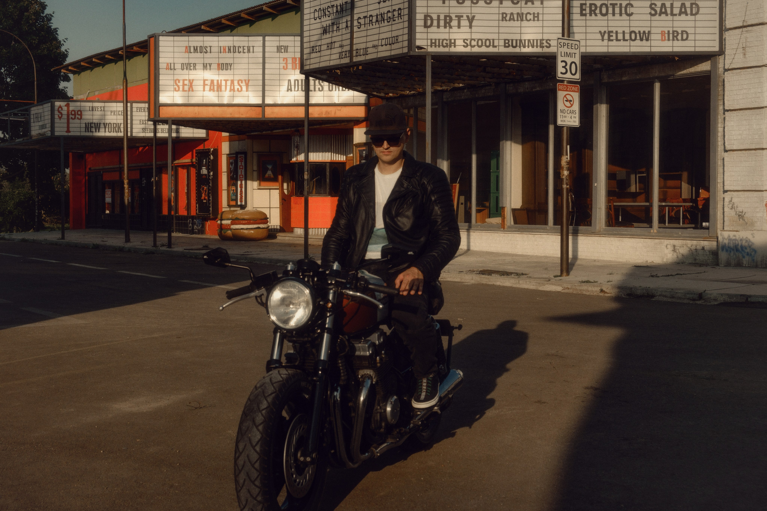 Café Racer Style Photography — Brutal Man & Custom Bike