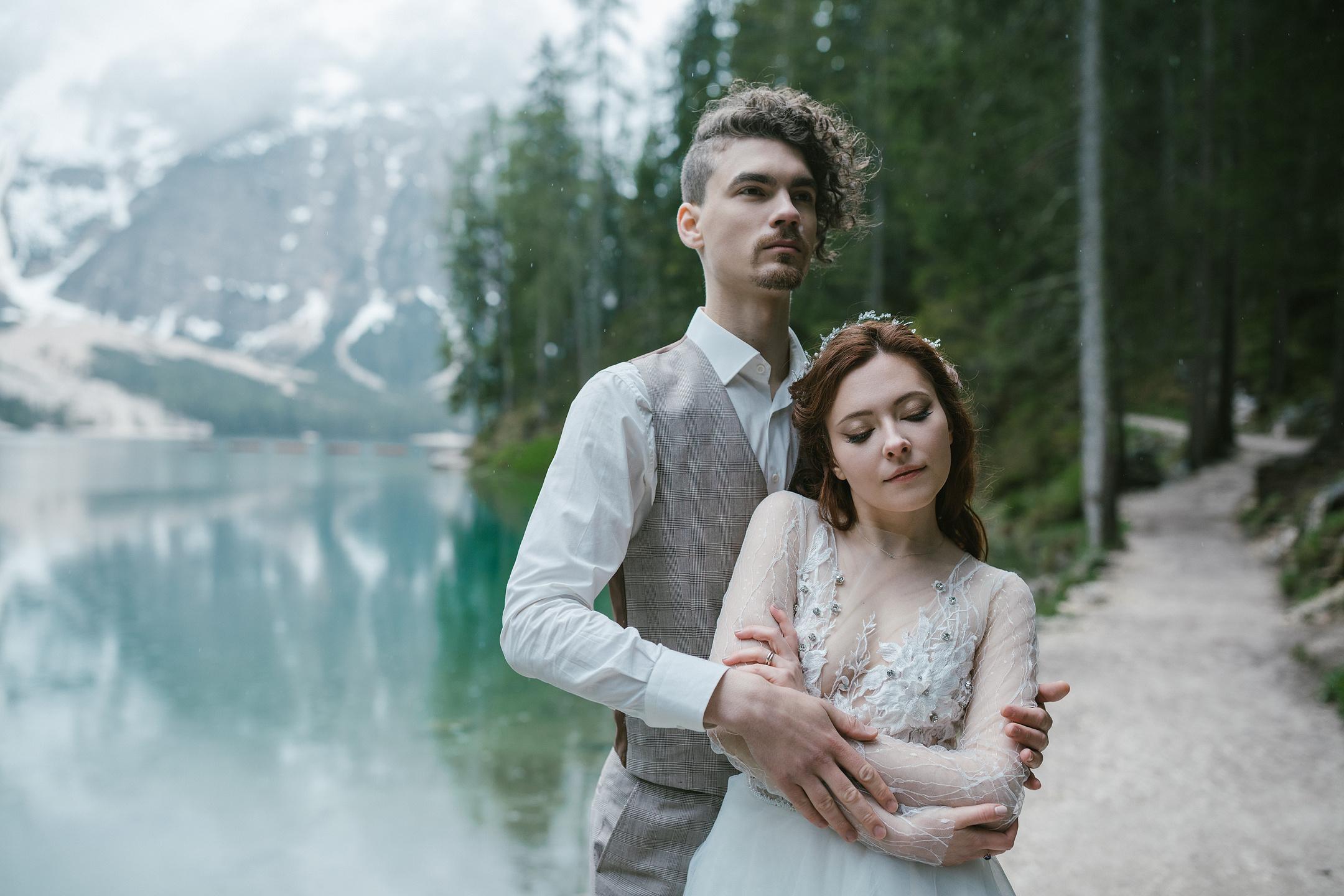 Hochzeitsfotografie Dolomiten | After Wedding Pragser Wildsee. Hochzeitsfotograf Bodensee & Allgäu | Liliana Berkut