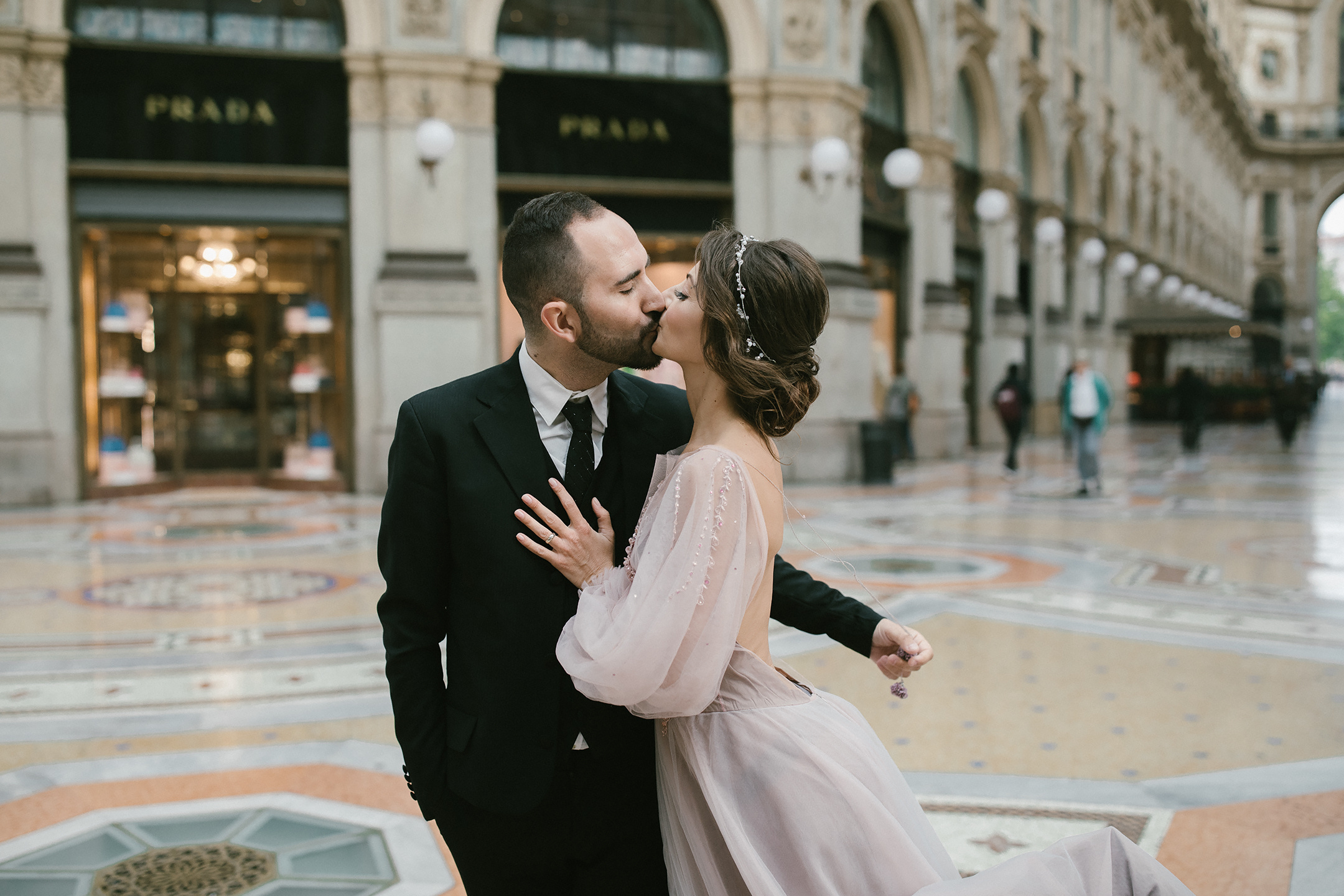 Hochzeitsfotografie Mailand | Dom & Galleria Vittorio Emanuele II. Hochzeitsfotograf Bodensee & Allgäu | Liliana Berkut
