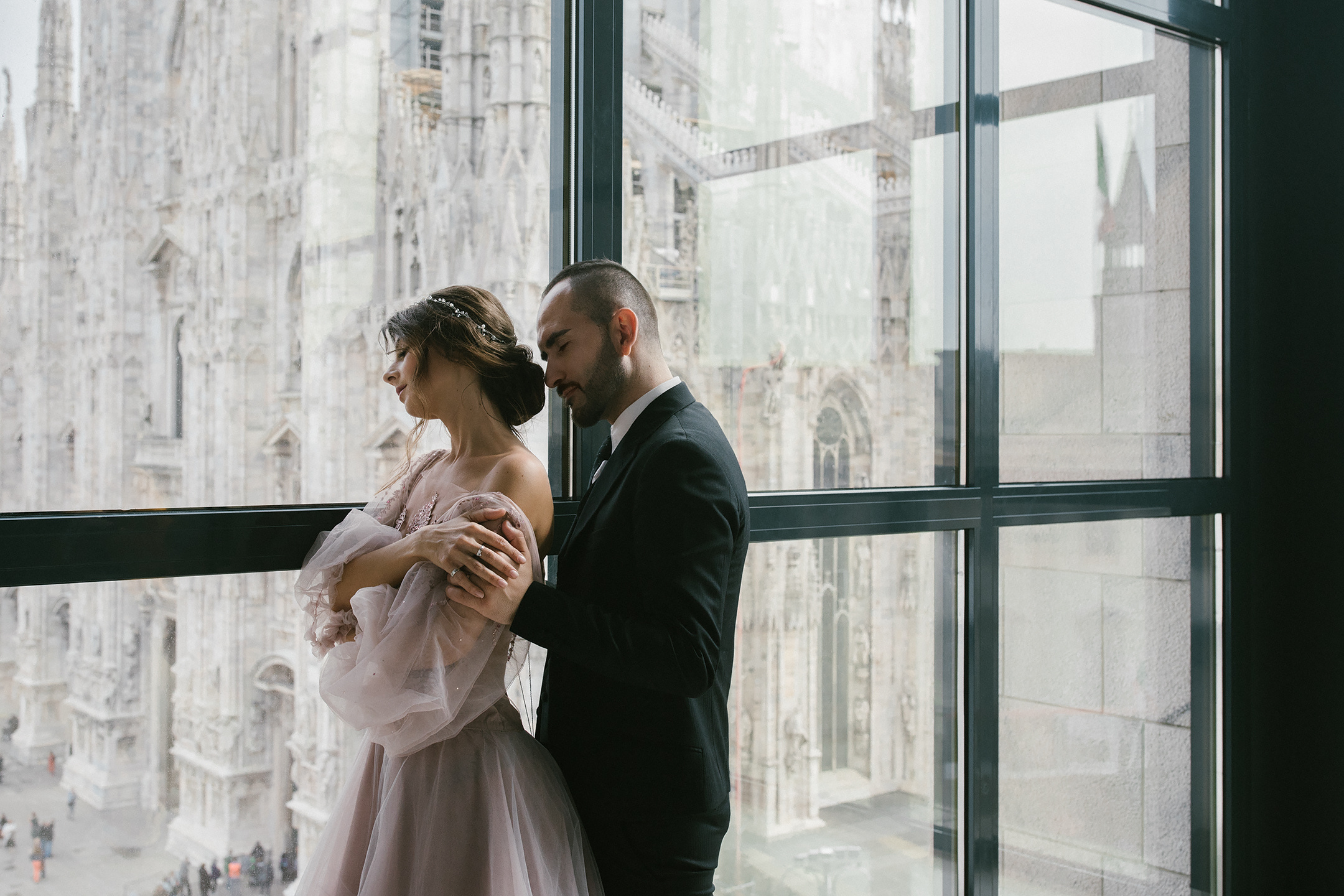 Hochzeitsfotografie Mailand | Dom & Galleria Vittorio Emanuele II. Hochzeitsfotograf Bodensee & Allgäu | Liliana Berkut
