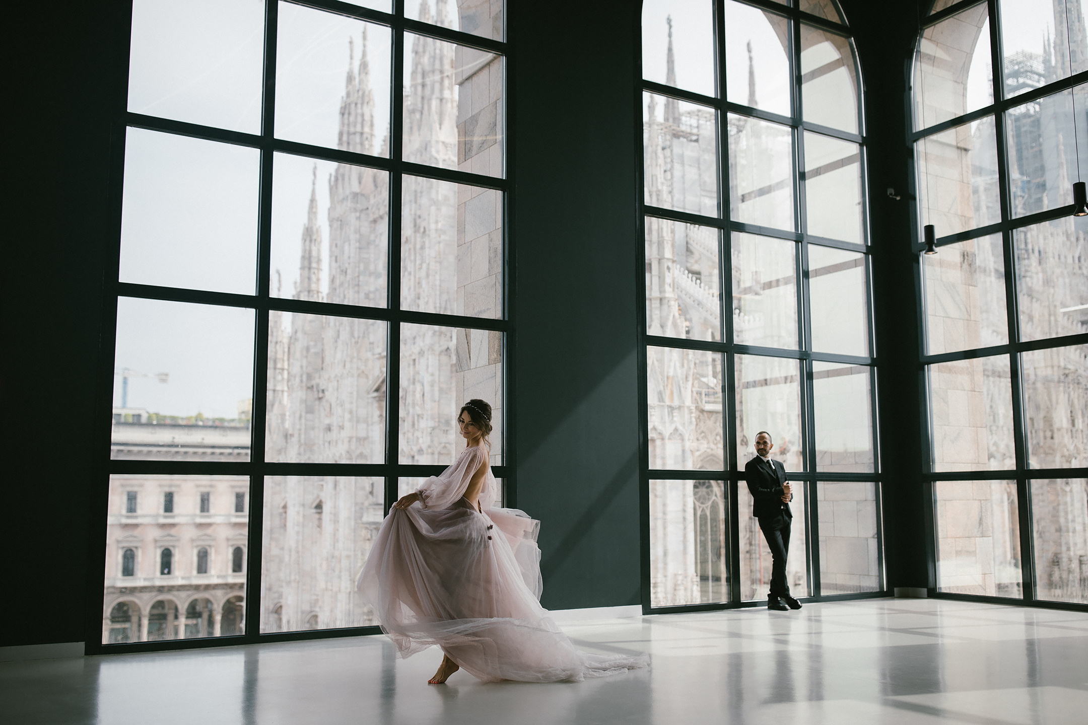Hochzeitsfotografie Mailand | Dom & Galleria Vittorio Emanuele II. Hochzeitsfotograf Bodensee & Allgäu | Liliana Berkut