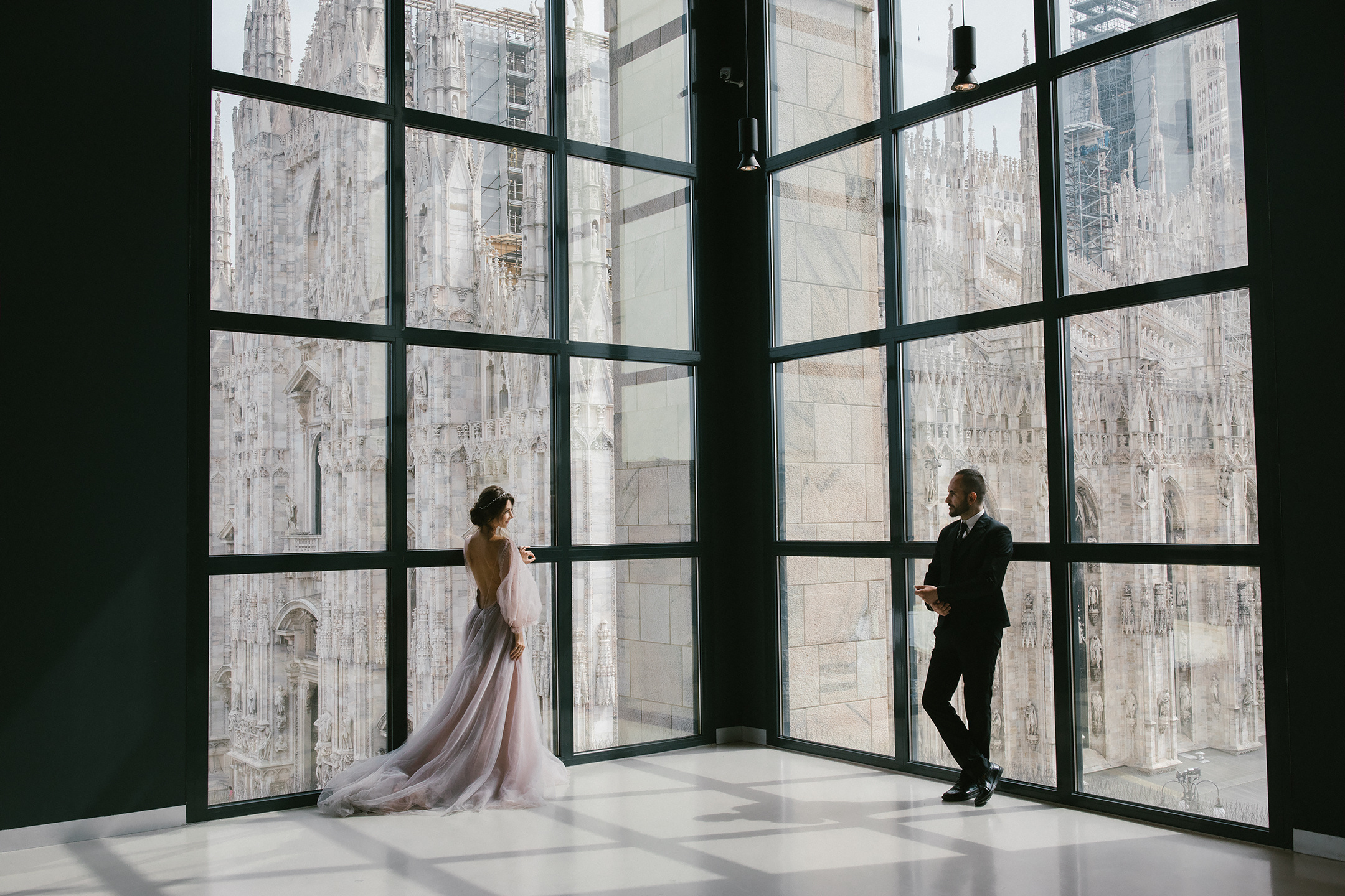 Hochzeitsfotografie Mailand | Dom & Galleria Vittorio Emanuele II. Hochzeitsfotograf Bodensee & Allgäu | Liliana Berkut