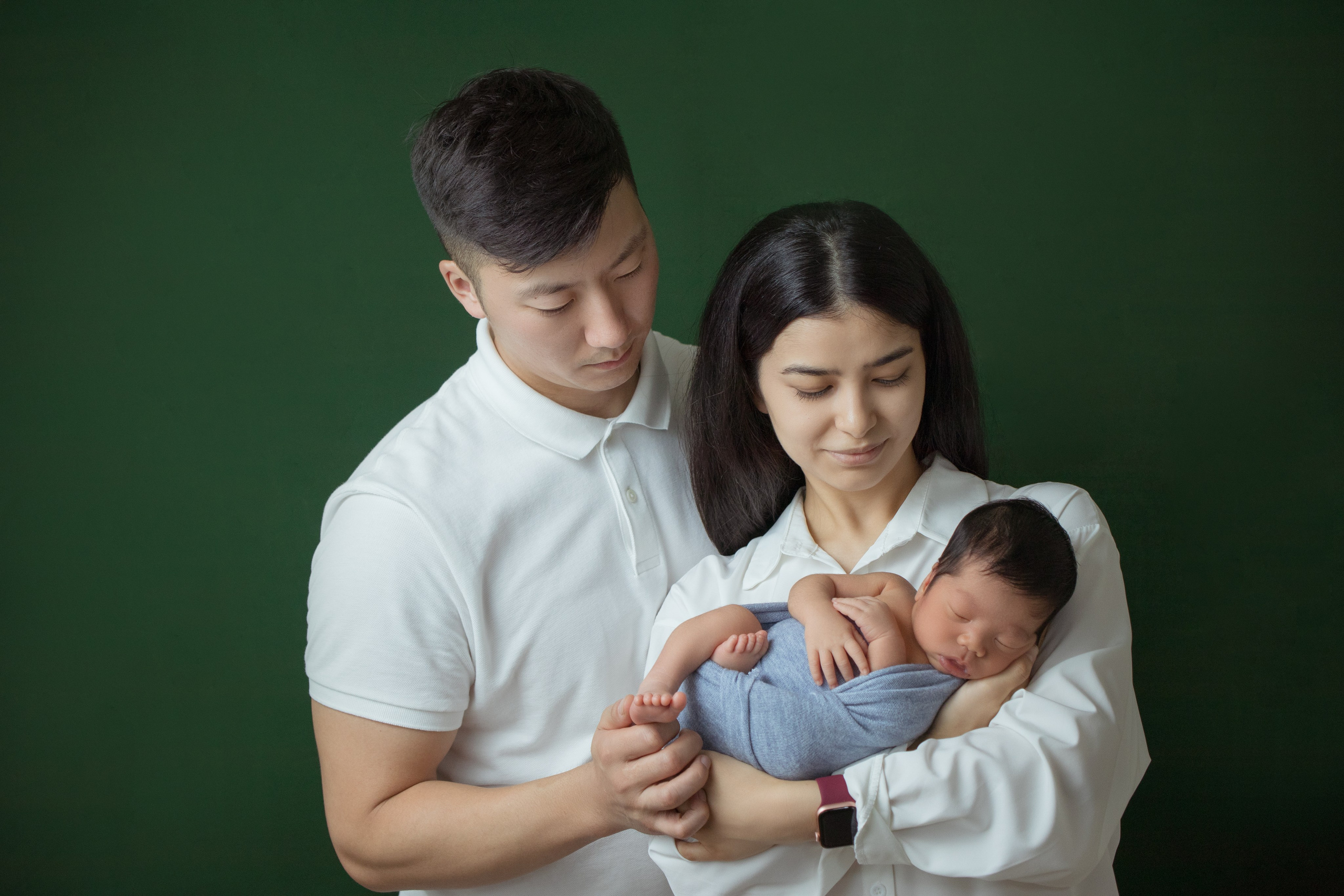 Аарон. Фотограф беременности, ньюборн и годовасиков в Корее Жанна Хан