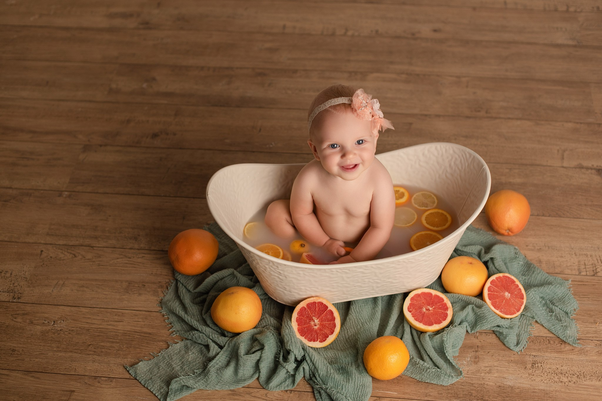 Shooting bébé bain du lait Lille