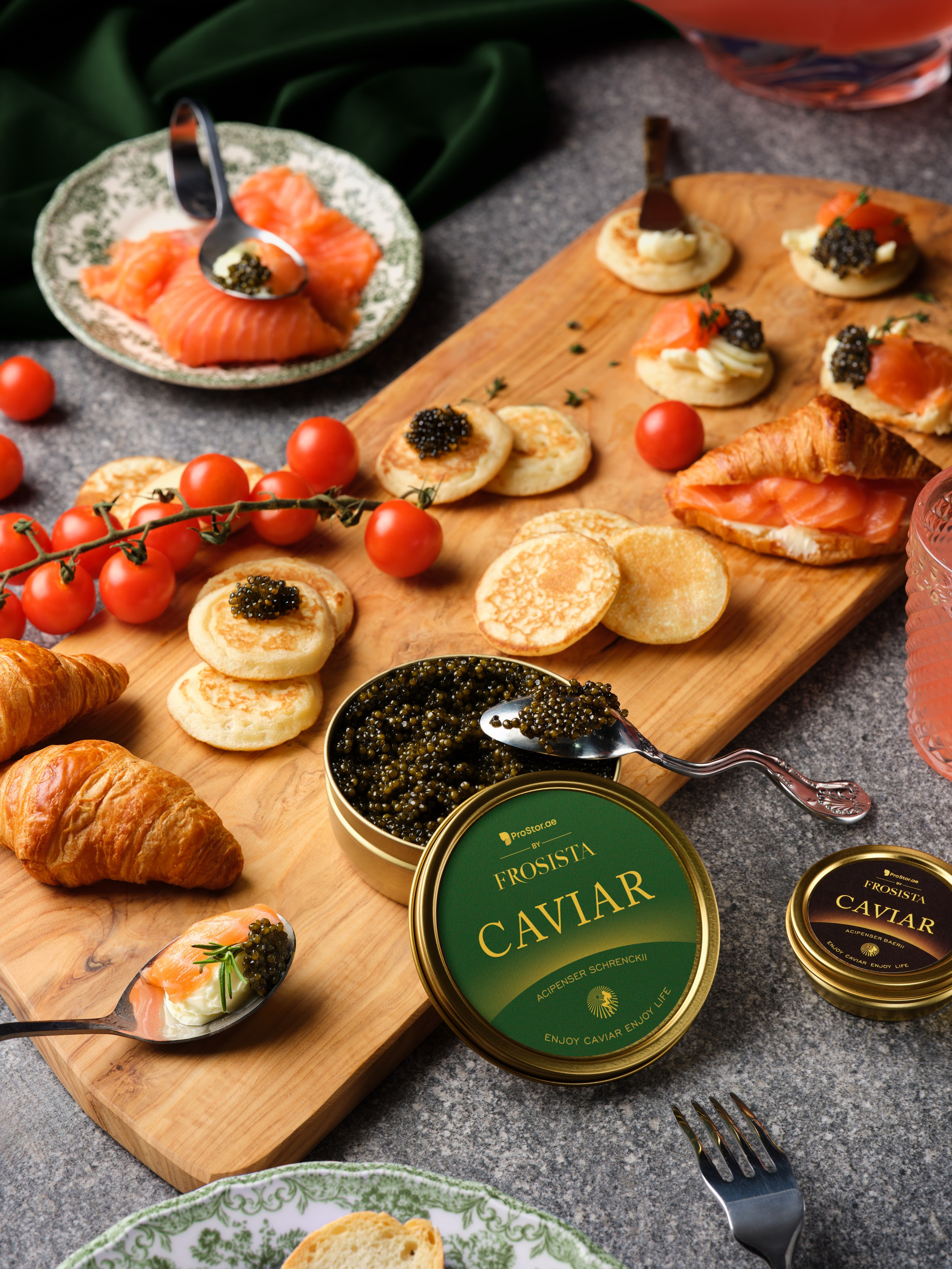 ProStor.ae caviar. Commercial photographer and filmmaker Kirill Fedotov