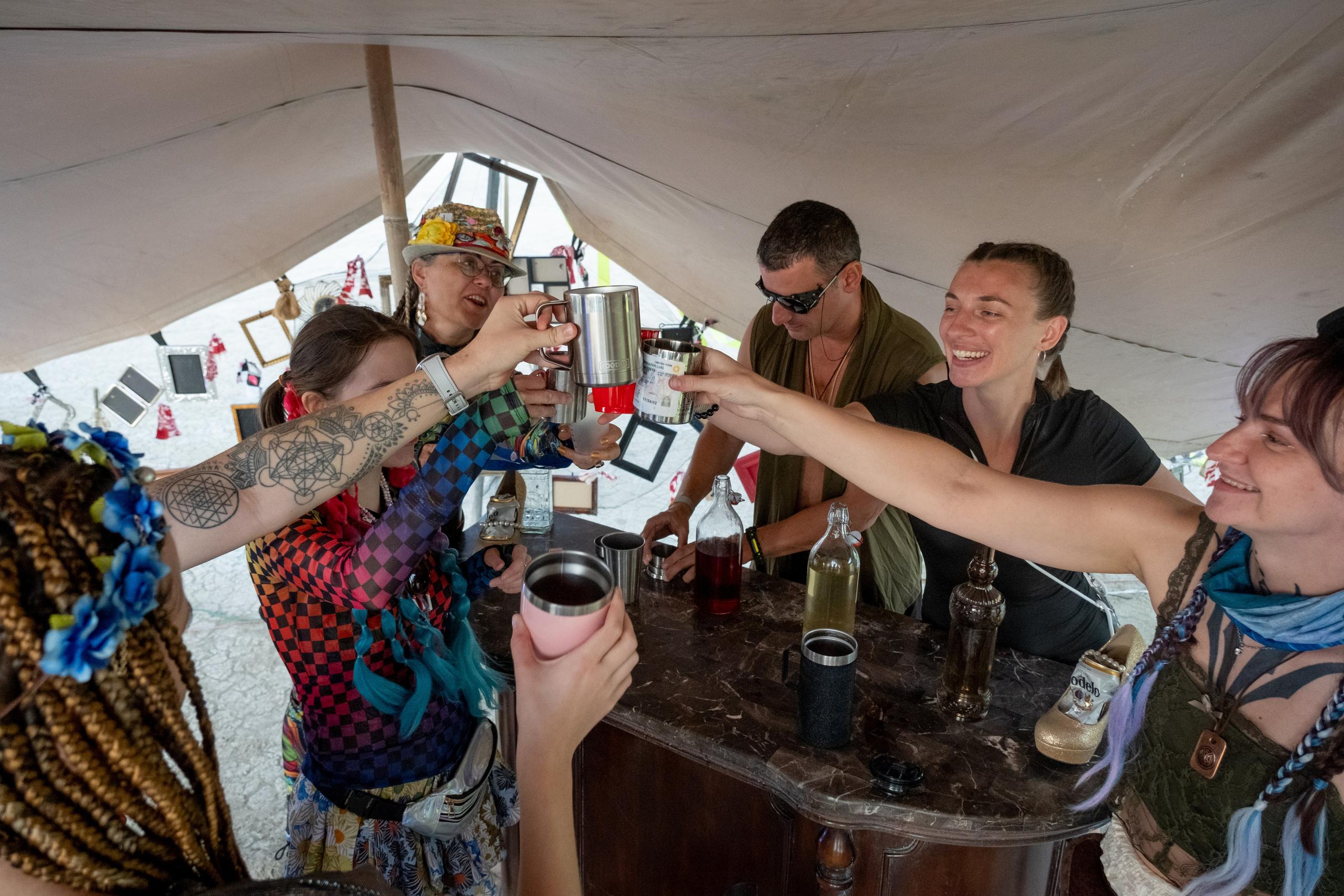 BURNING MAN 2024. Reportage concert portrait photography in the San Francisco Bay Area