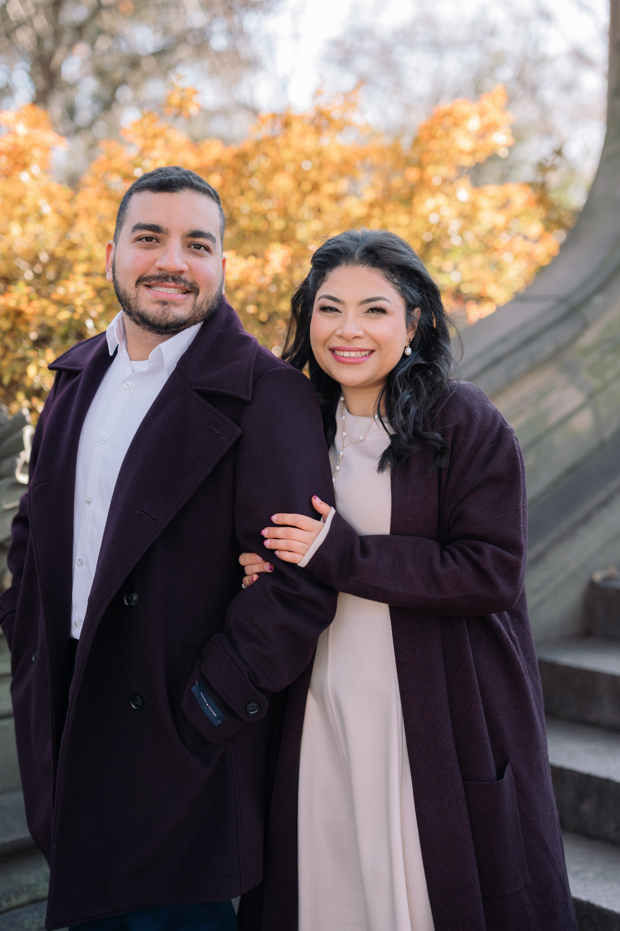 Marina and Mina | Central Park Engagement Session