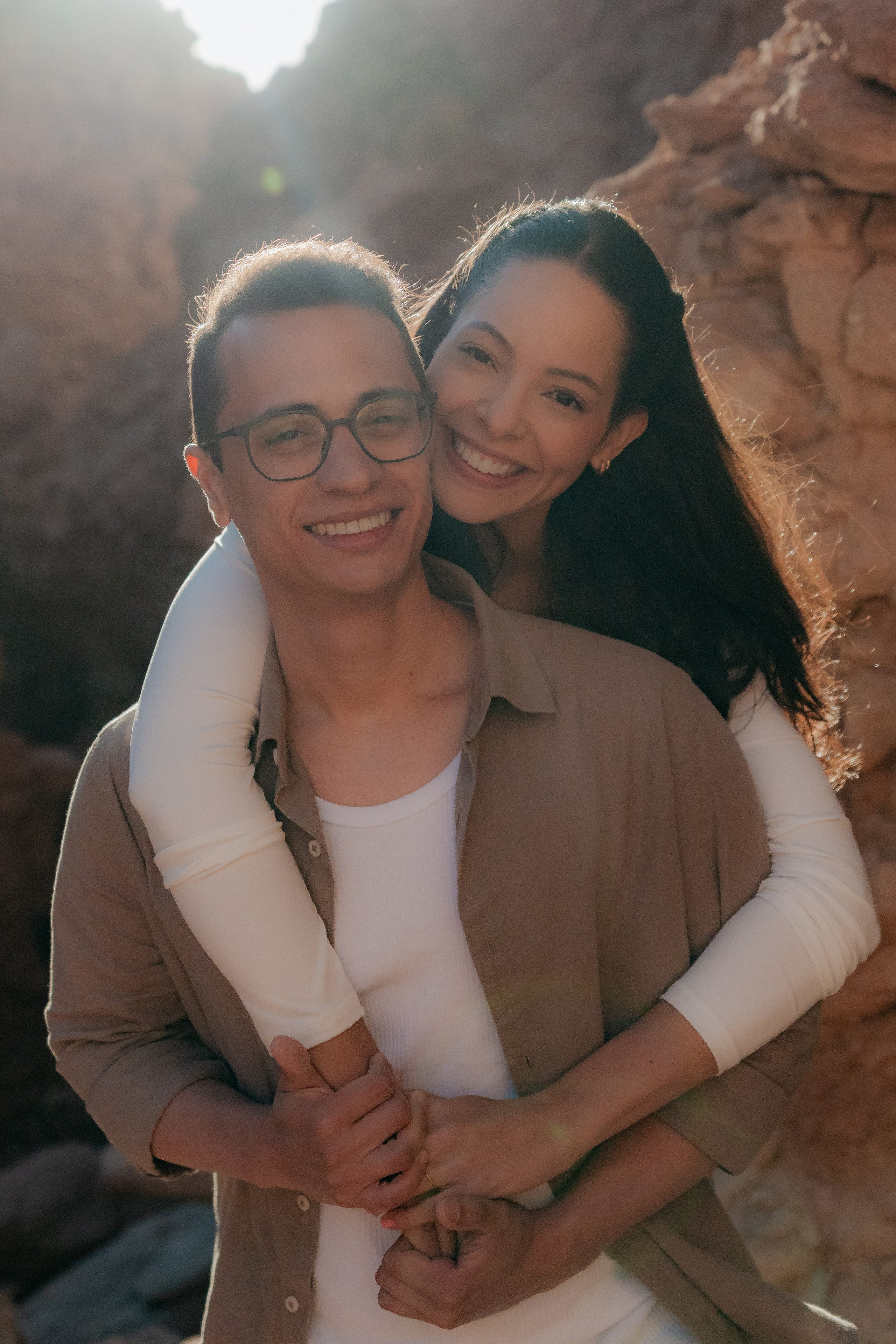 Sessão casual no Vale dos Cogumelos. Fotógrafo em San Pedro de Atacama