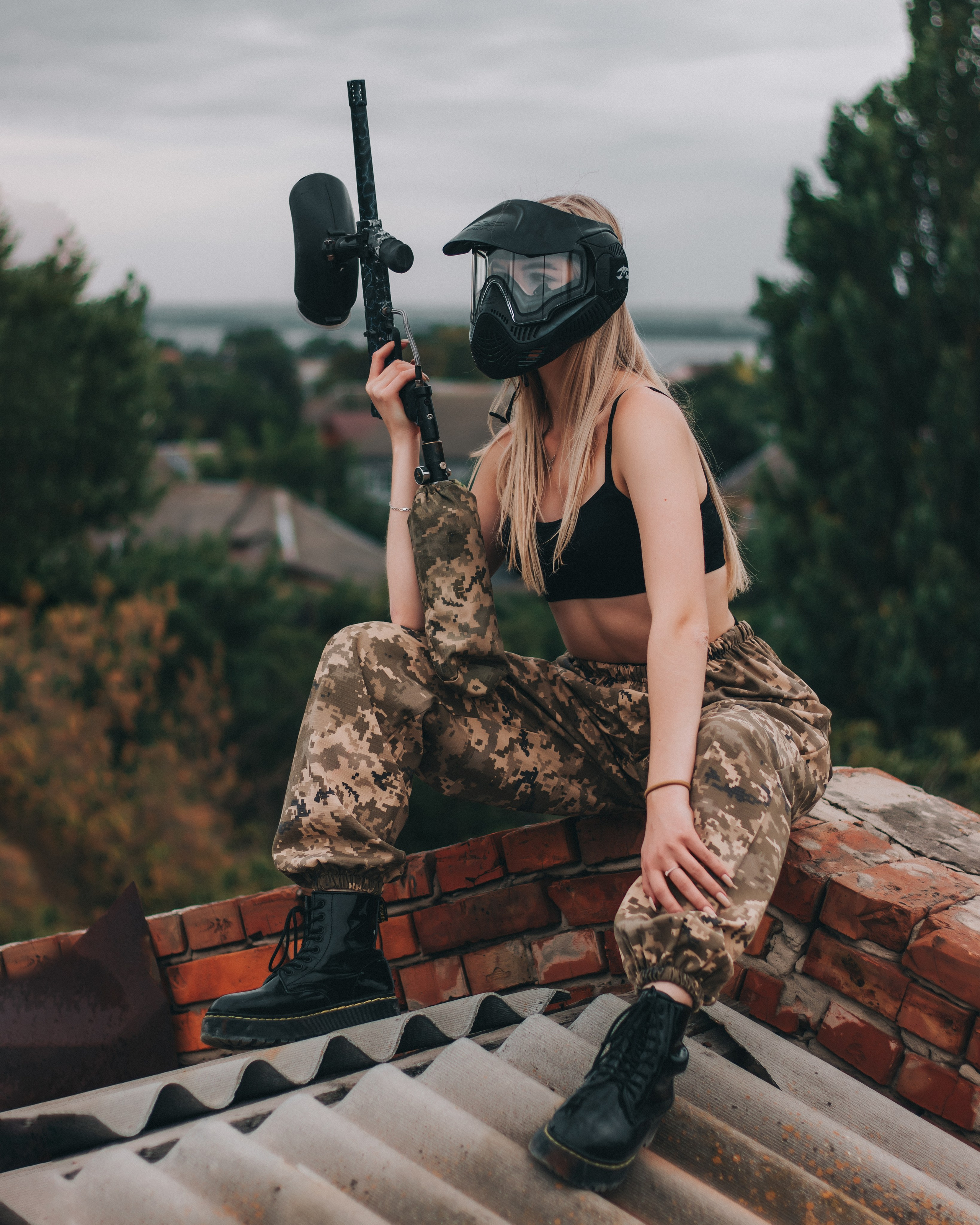 Рекламна зйомка для пейнтбольного клубу. Фотограф | Відеооператор Нікополь Олег Ісаченко