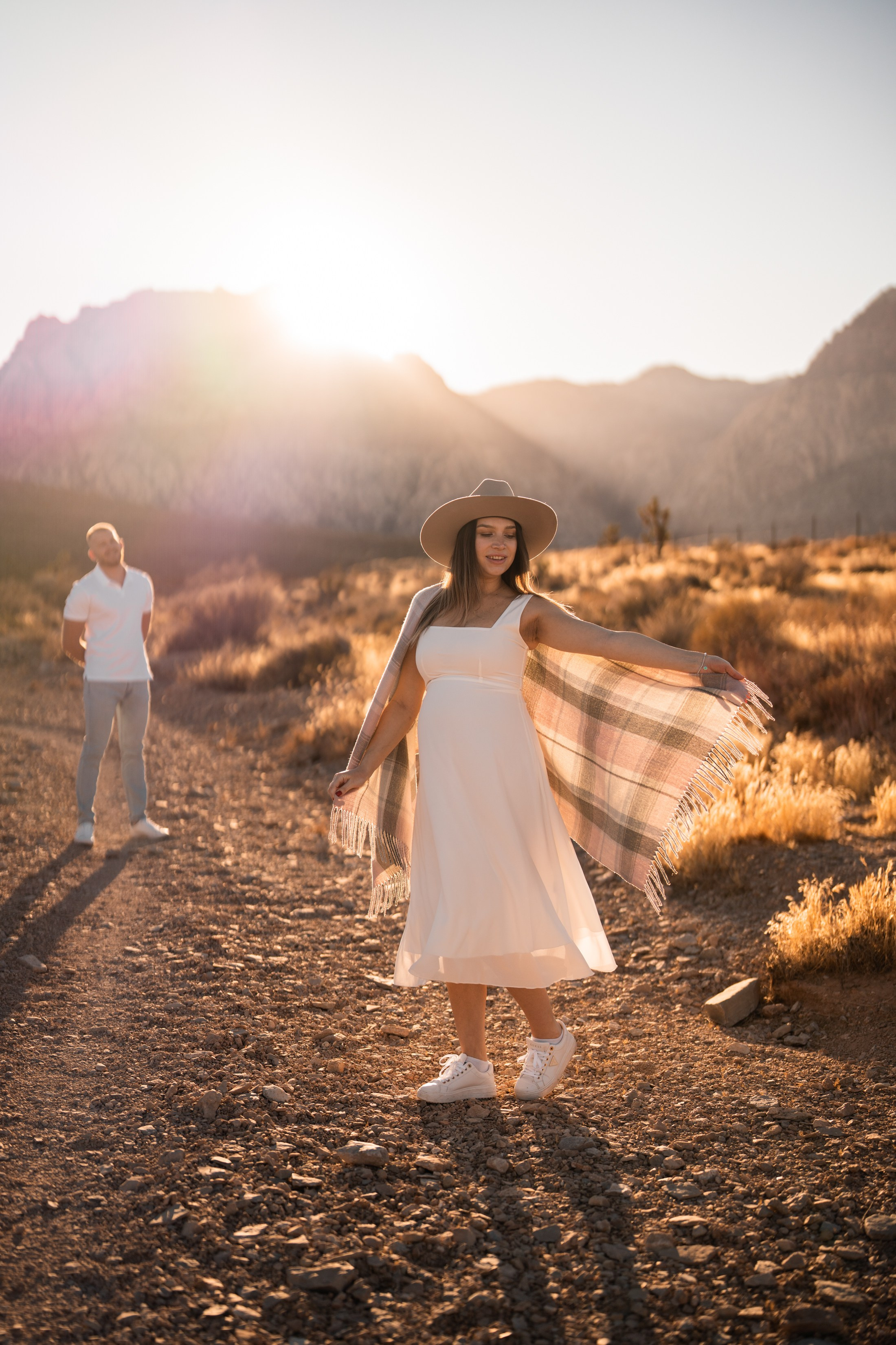 Anya&Andrey. Pregnancy. Wedding & elopement photographer Viktoriya Kravtsov. Las Vegas