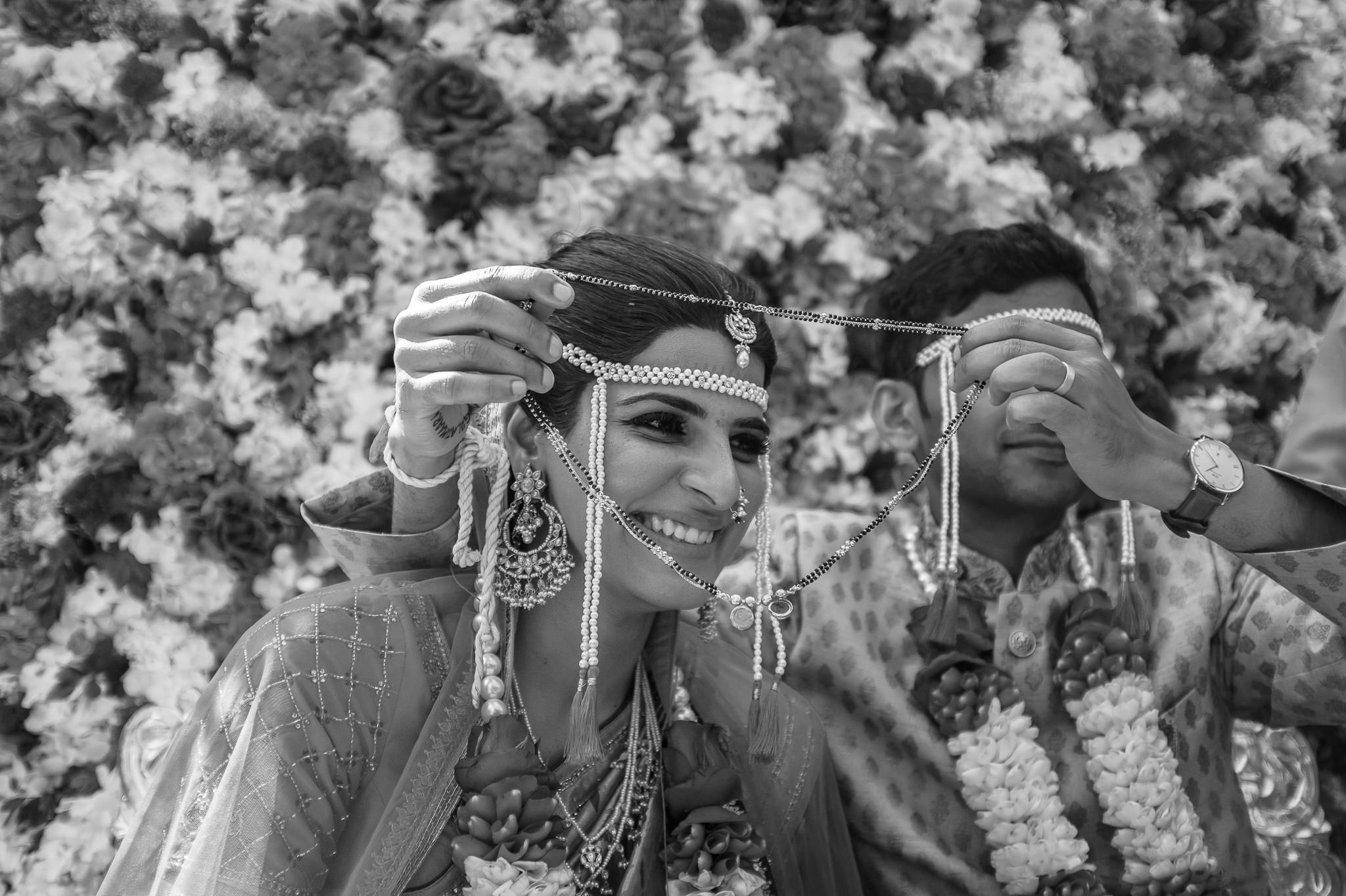 Punjabi + Marathi fusion wedding at New Delhi, India