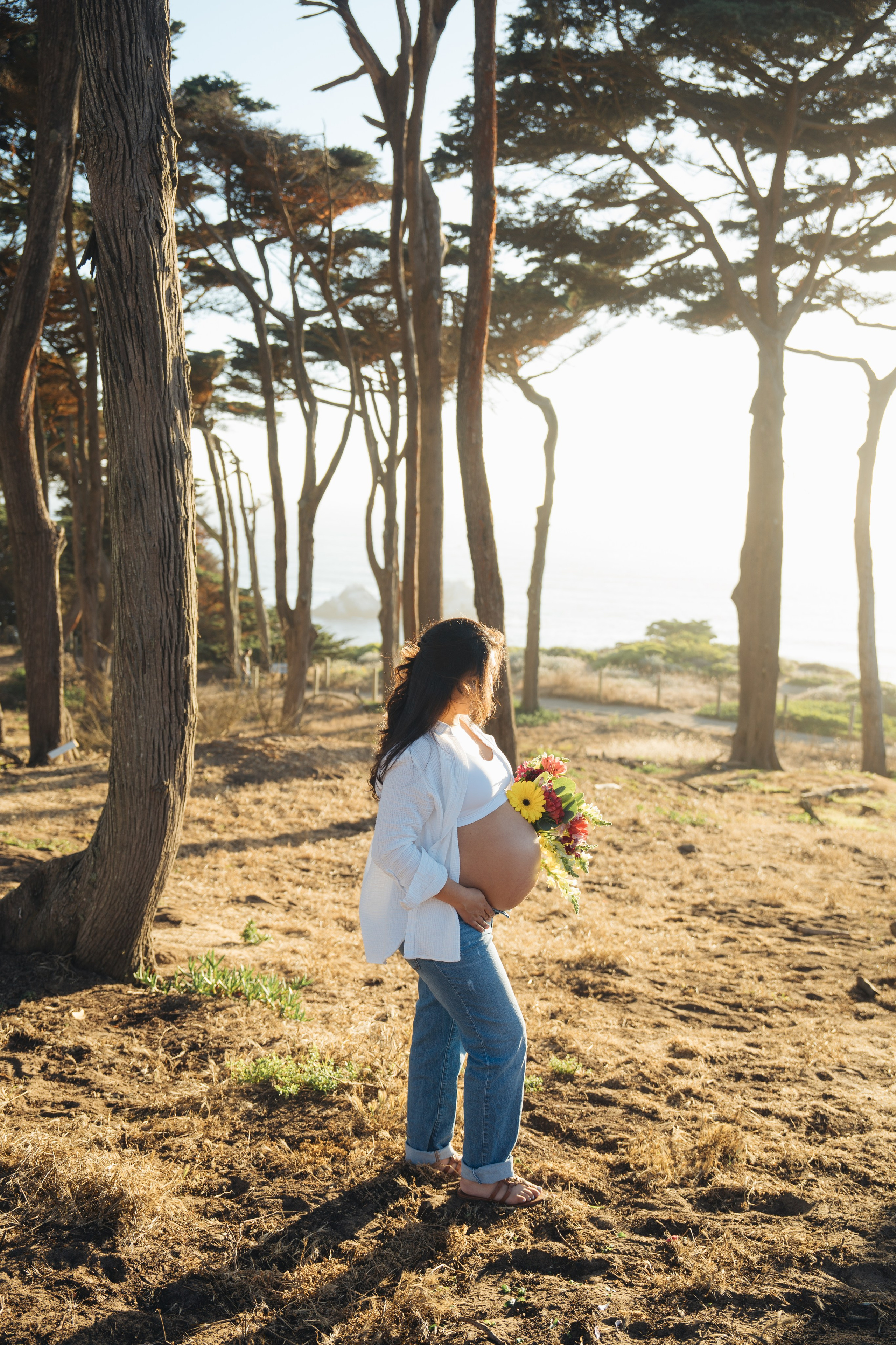 Deicy Maternity Session at Sutro Baths. Soulo Photography | San Francisco Bay Area Based Photographer