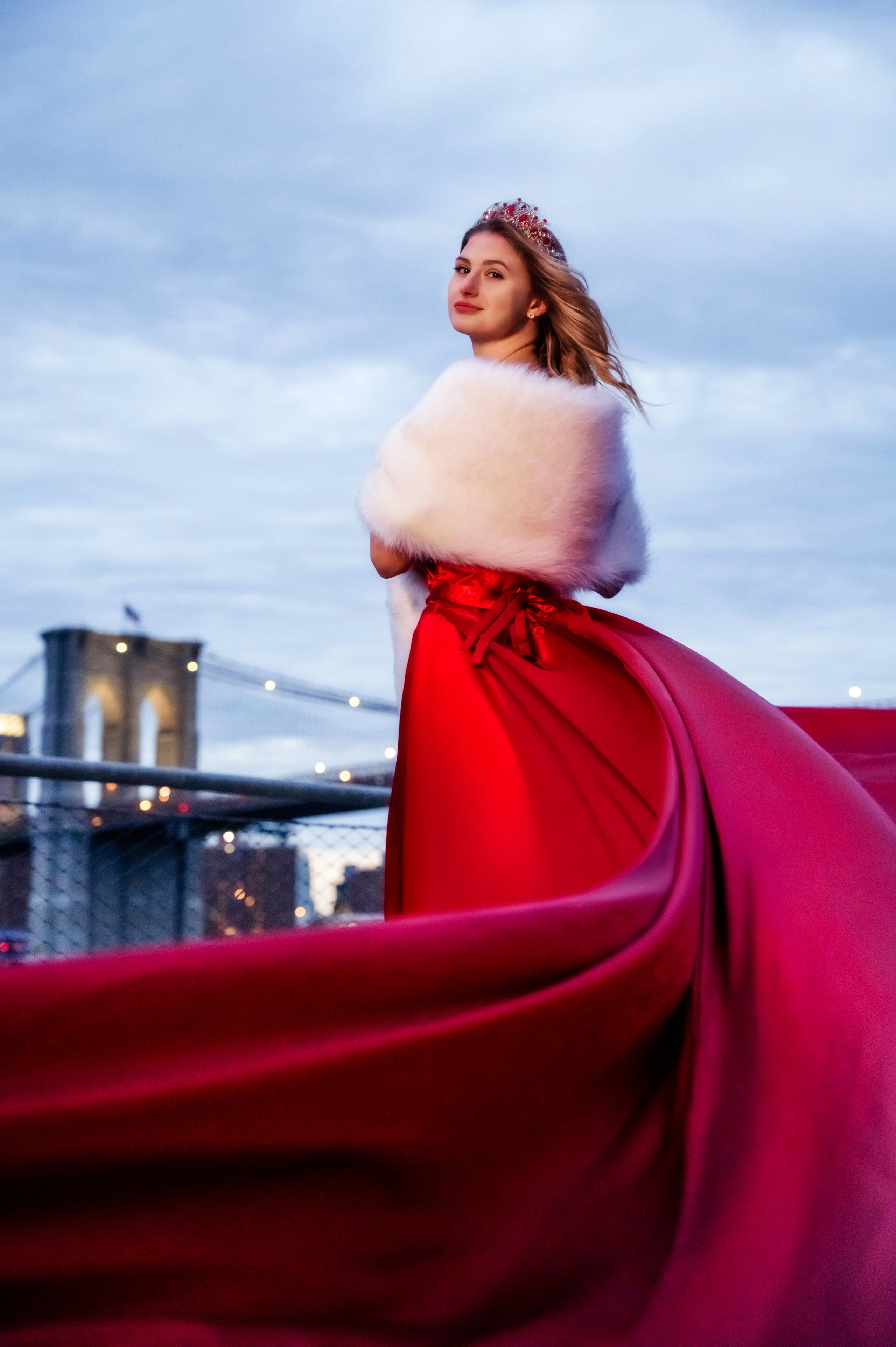 Flying dress. Alena Galieva New York Photographer