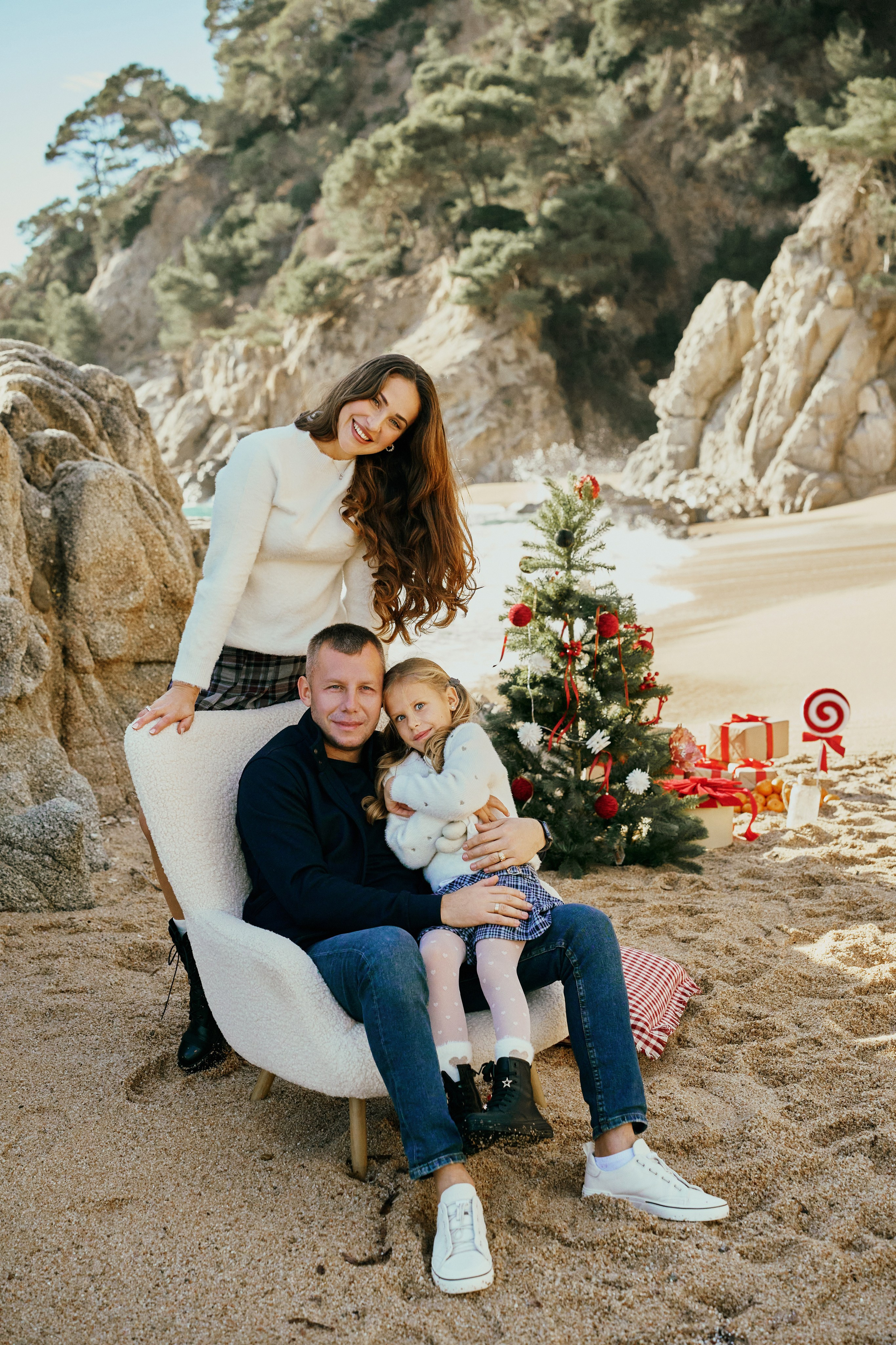 Рождество на пляже. Фотограф в Барселоне Жанна Захарченко