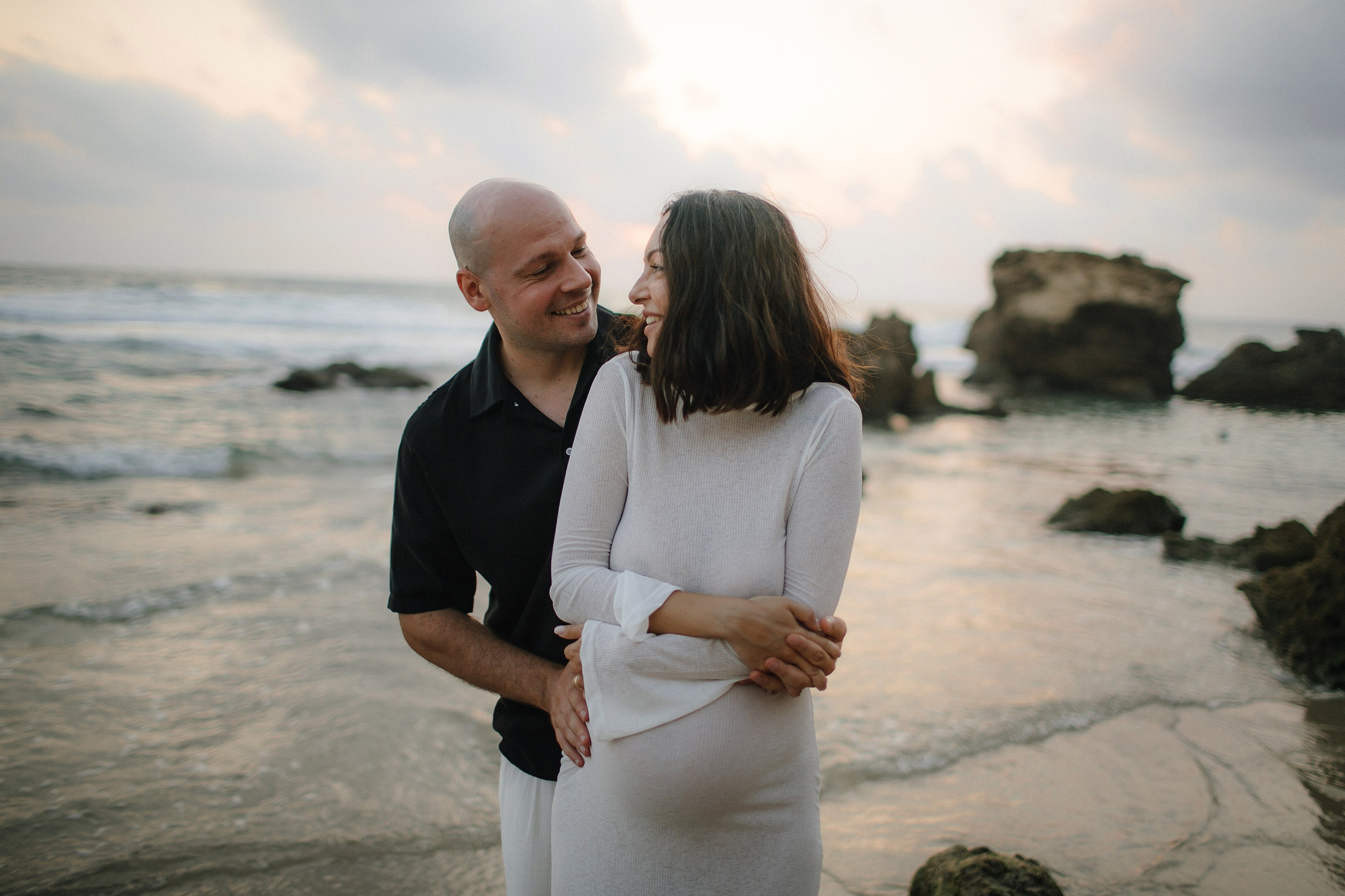 Katya & Fil Givat Olga. Family photographer in Israel