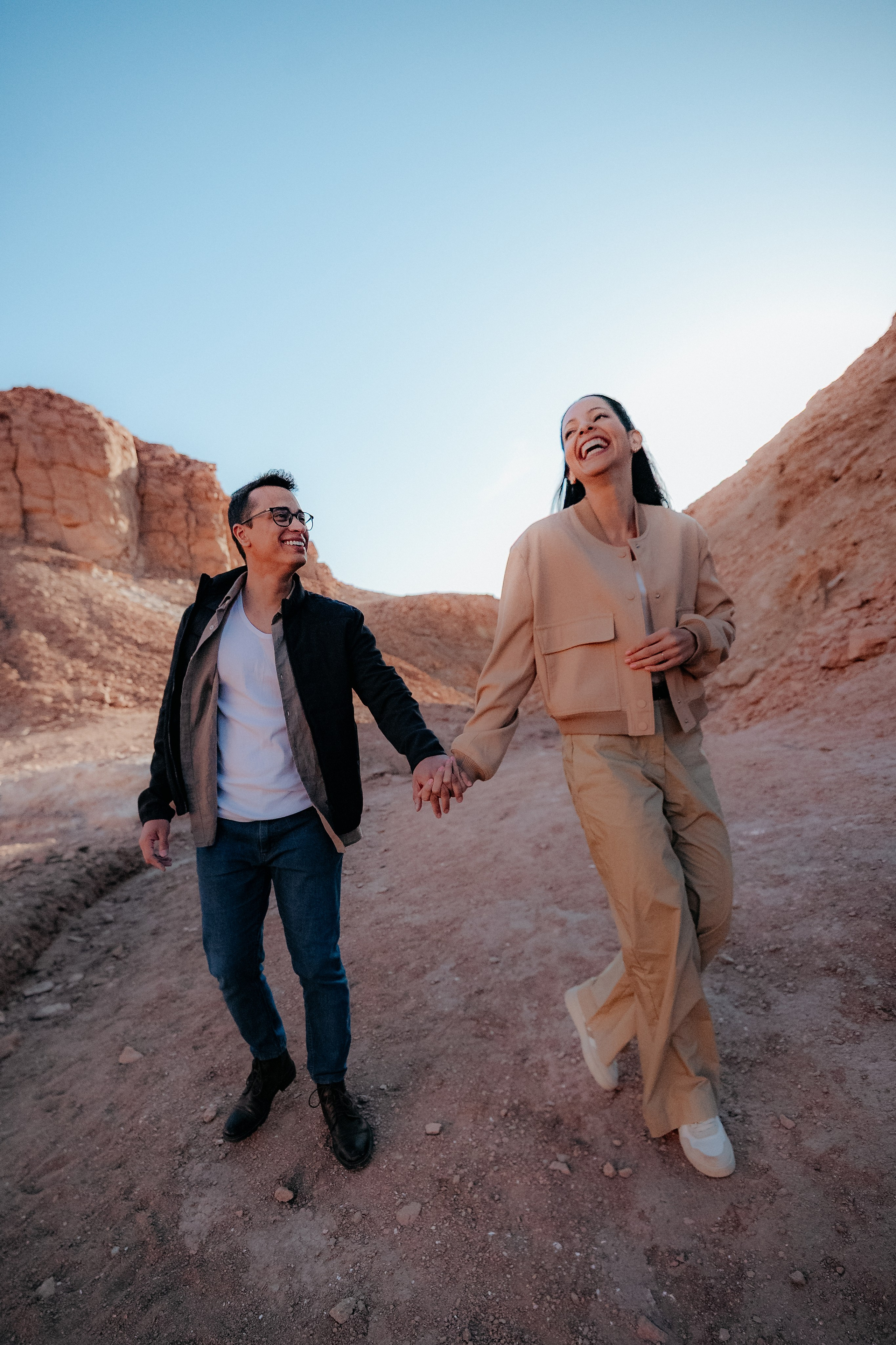 Sessão casual no Vale dos Cogumelos. Fotógrafo em San Pedro de Atacama