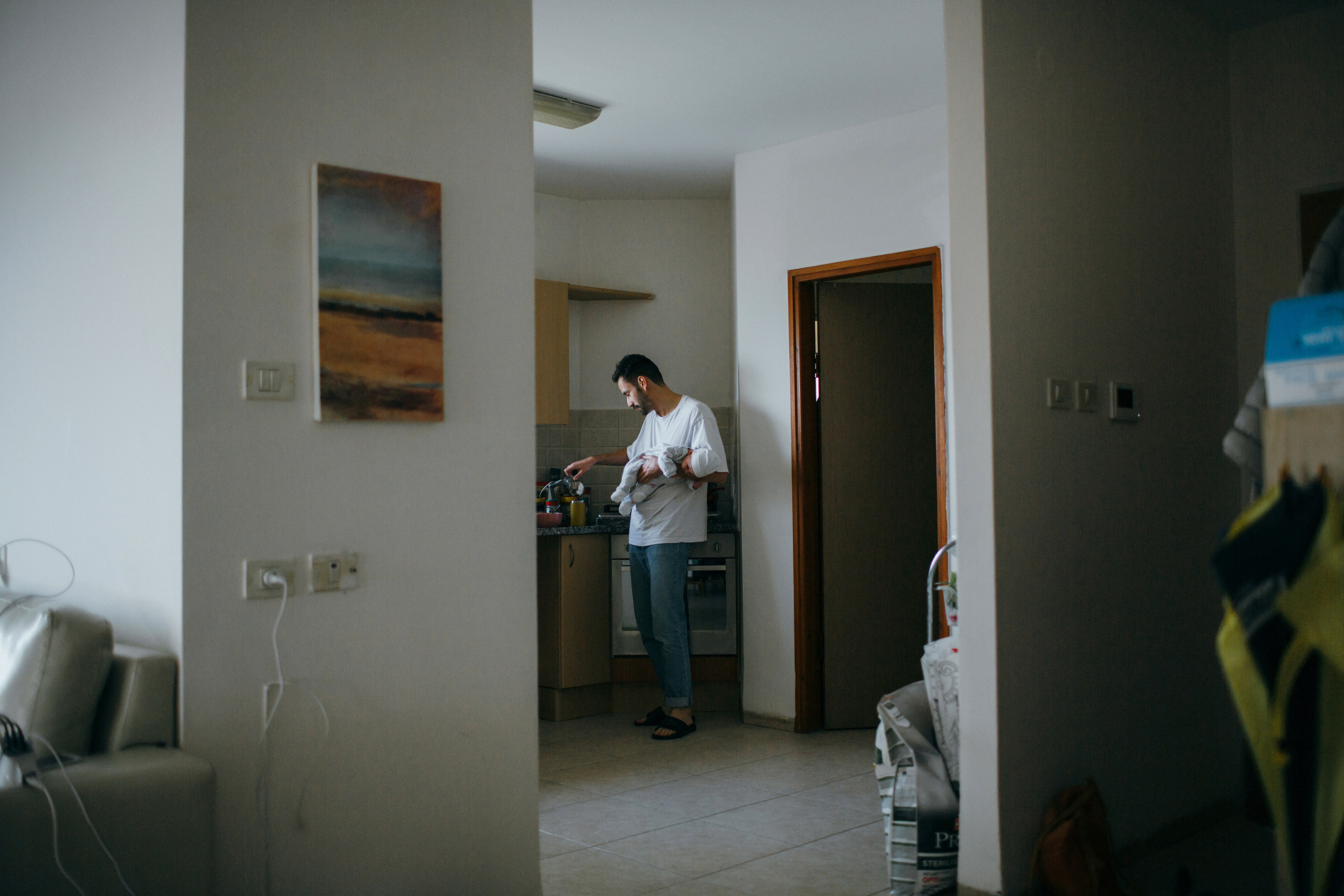 Sweet home / Ayala 3 month. Family photographer in Israel