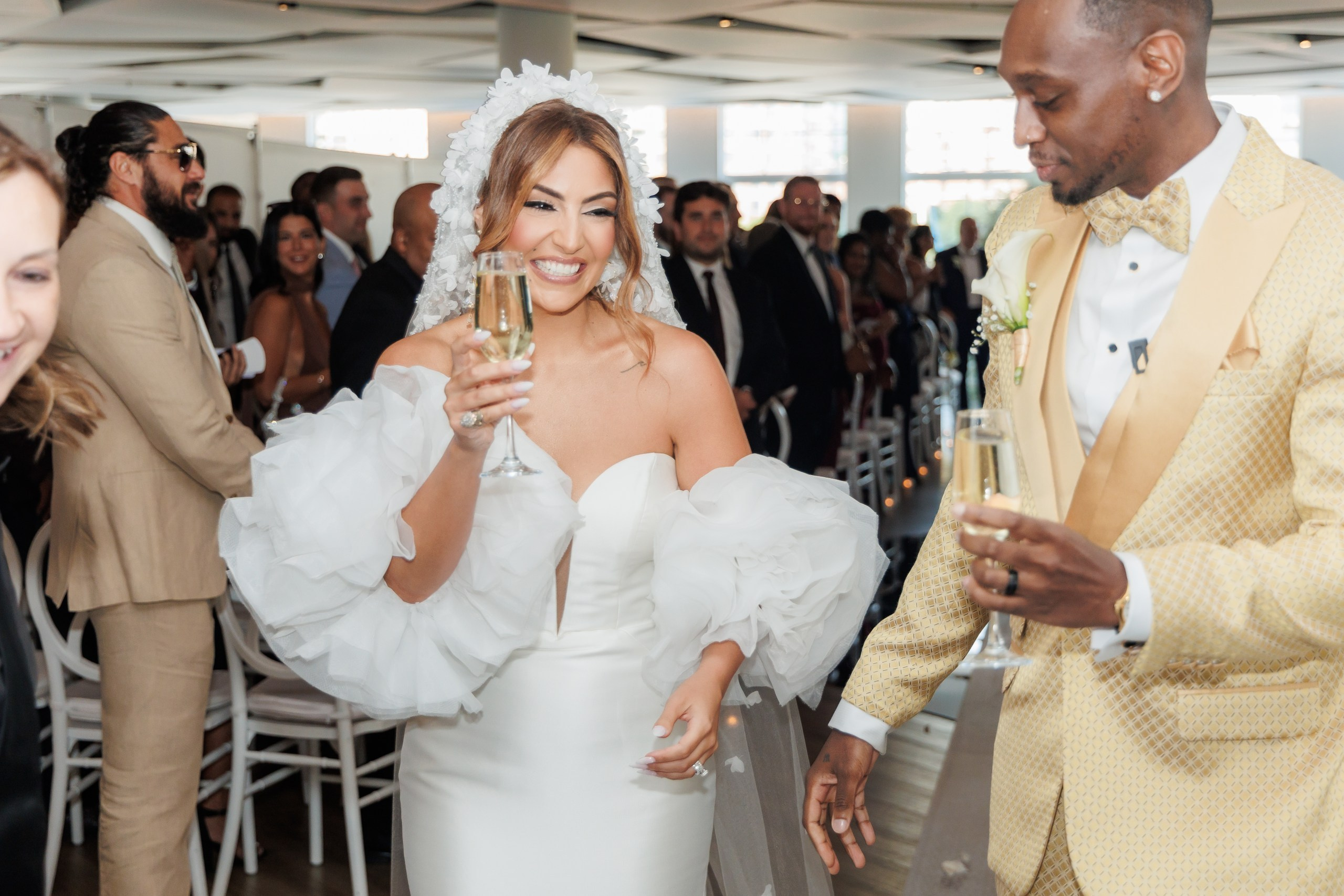 Briana & Kefim, Maritime Pars, Jersey City, NJ. Wedding Photo & Video