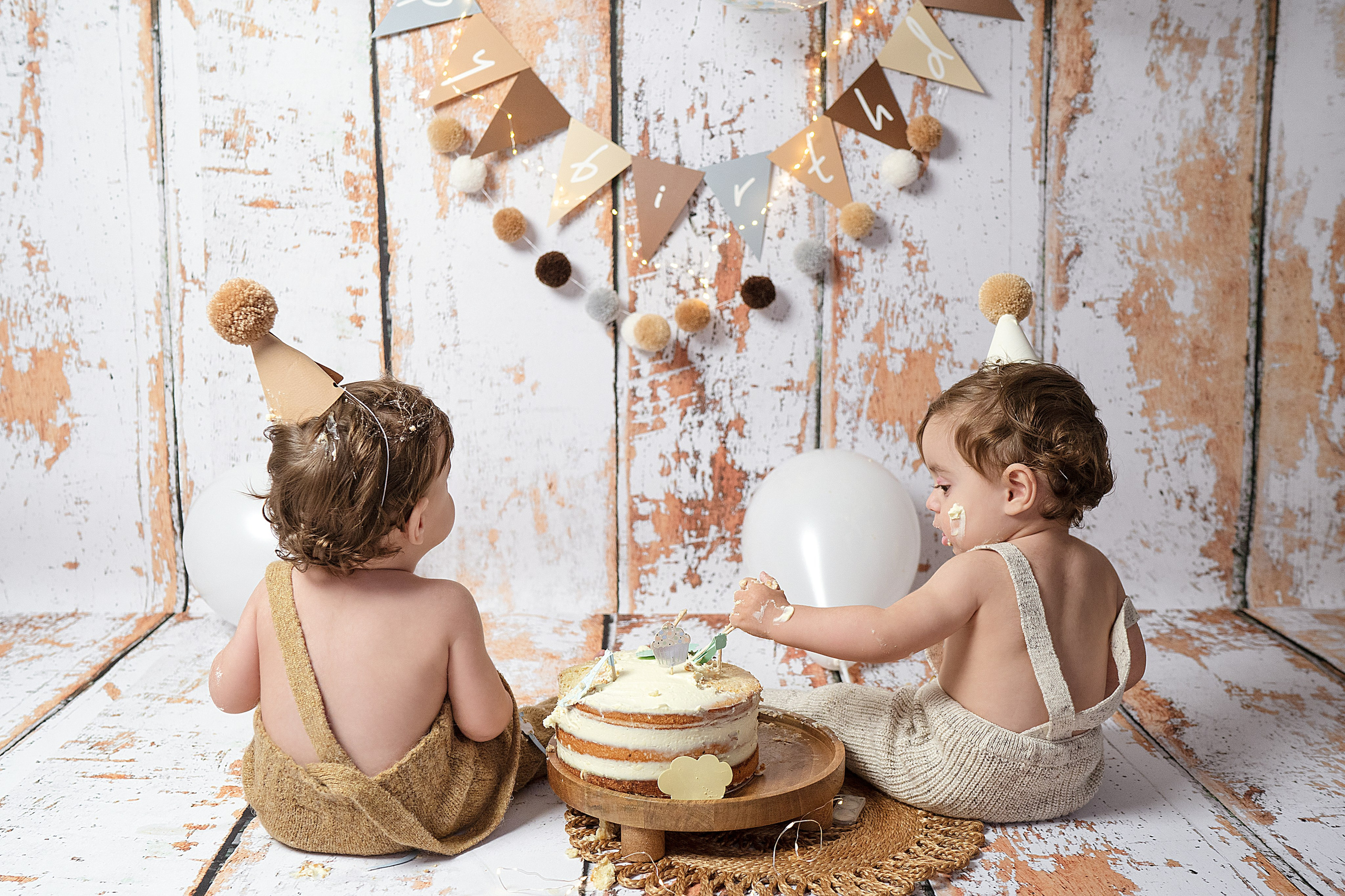 Cake Smash. Bébé Newborn Photographer in Copenhagen
