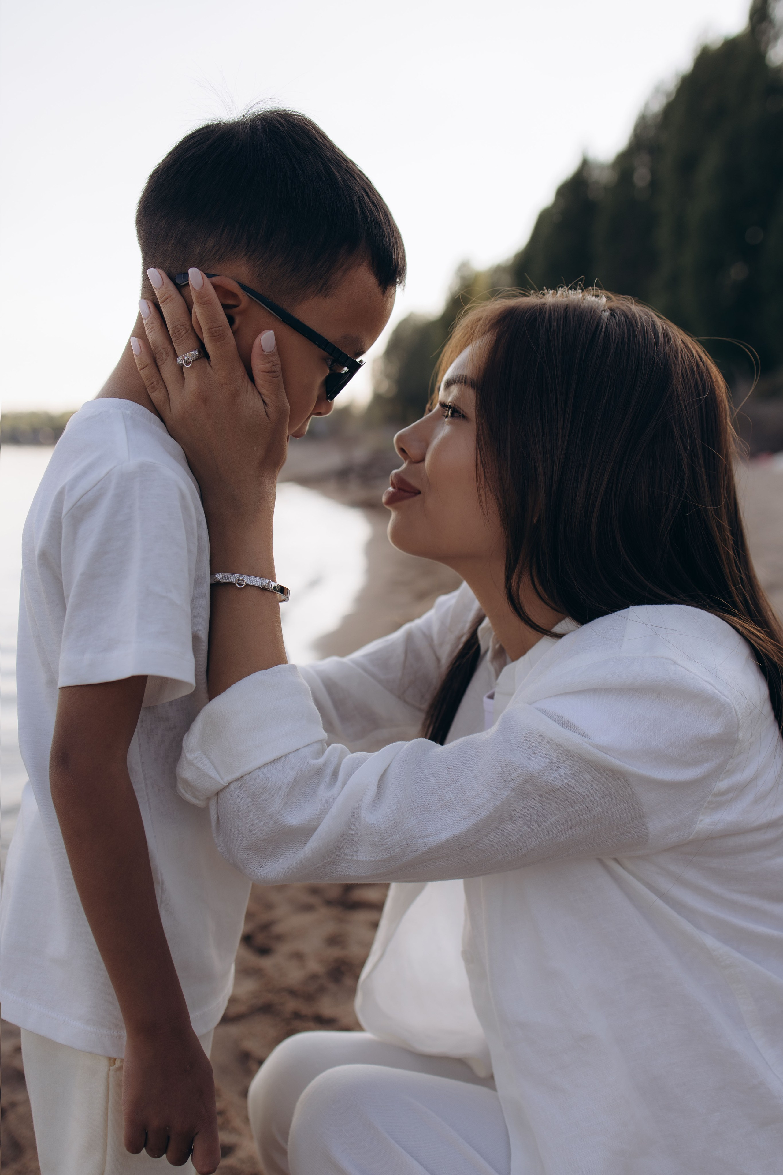 Family at Sunset. Фотограф родов, семей и новорожденных малышей в Дубае