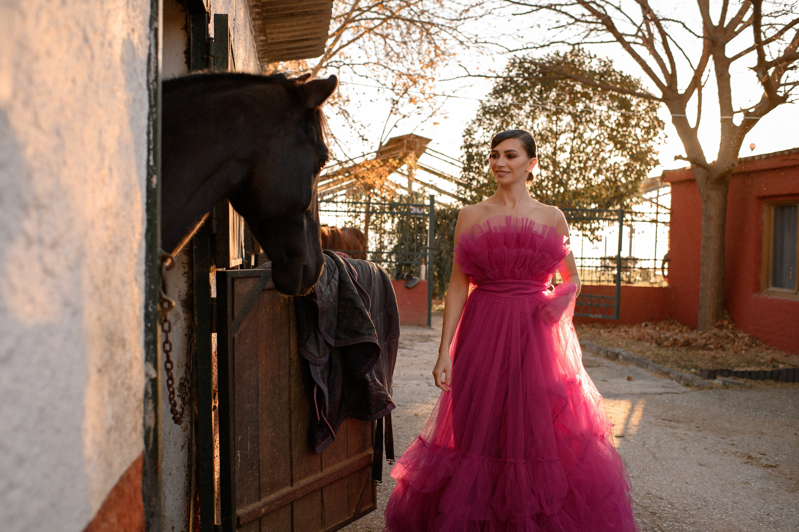 Sofia evening horse ride. Family, children, portrait, and event photography in Thessaloniki