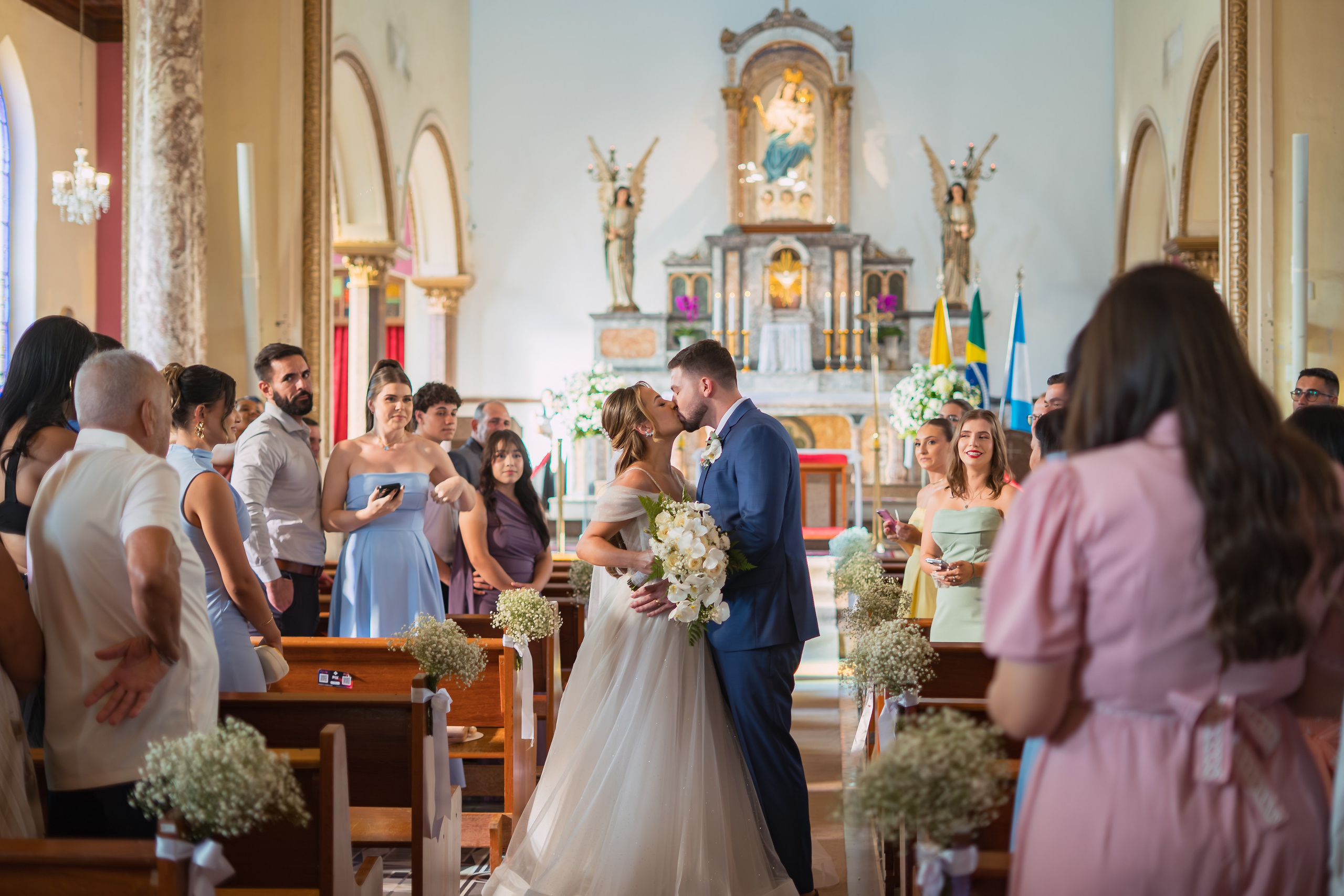 História de Aline & Gabriel. O Casal Dos Noivos