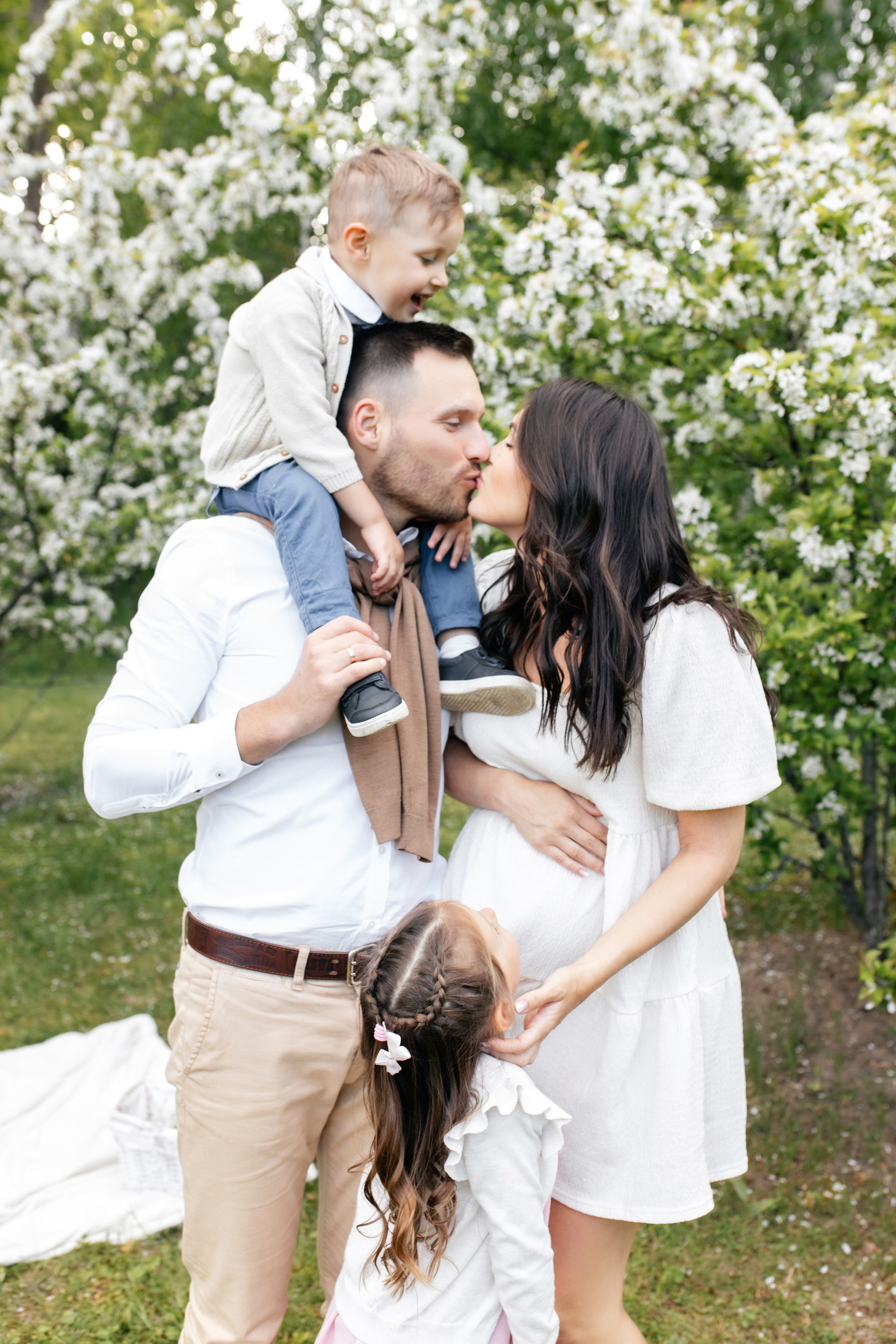 Бригита и семья. Фотограф Даугавпилс/Рига Виктория Нитиша