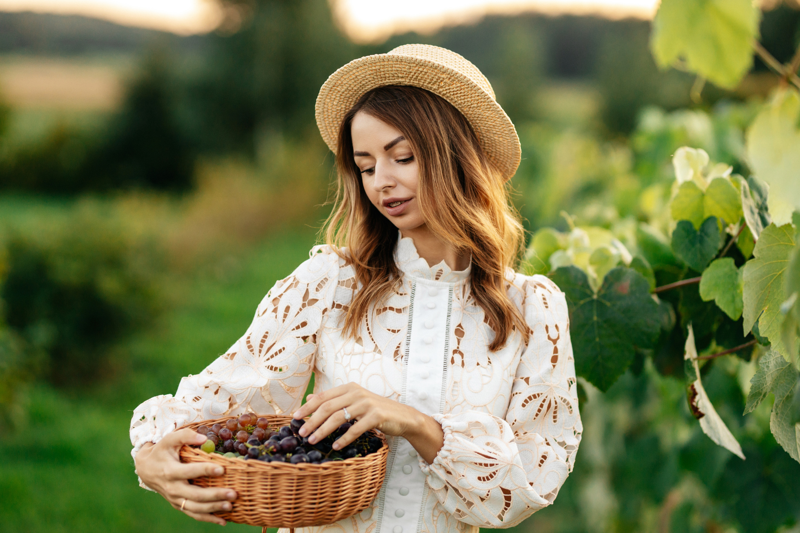 Наталья в винограднике. Фотограф Даугавпилс/Рига Виктория Нитиша