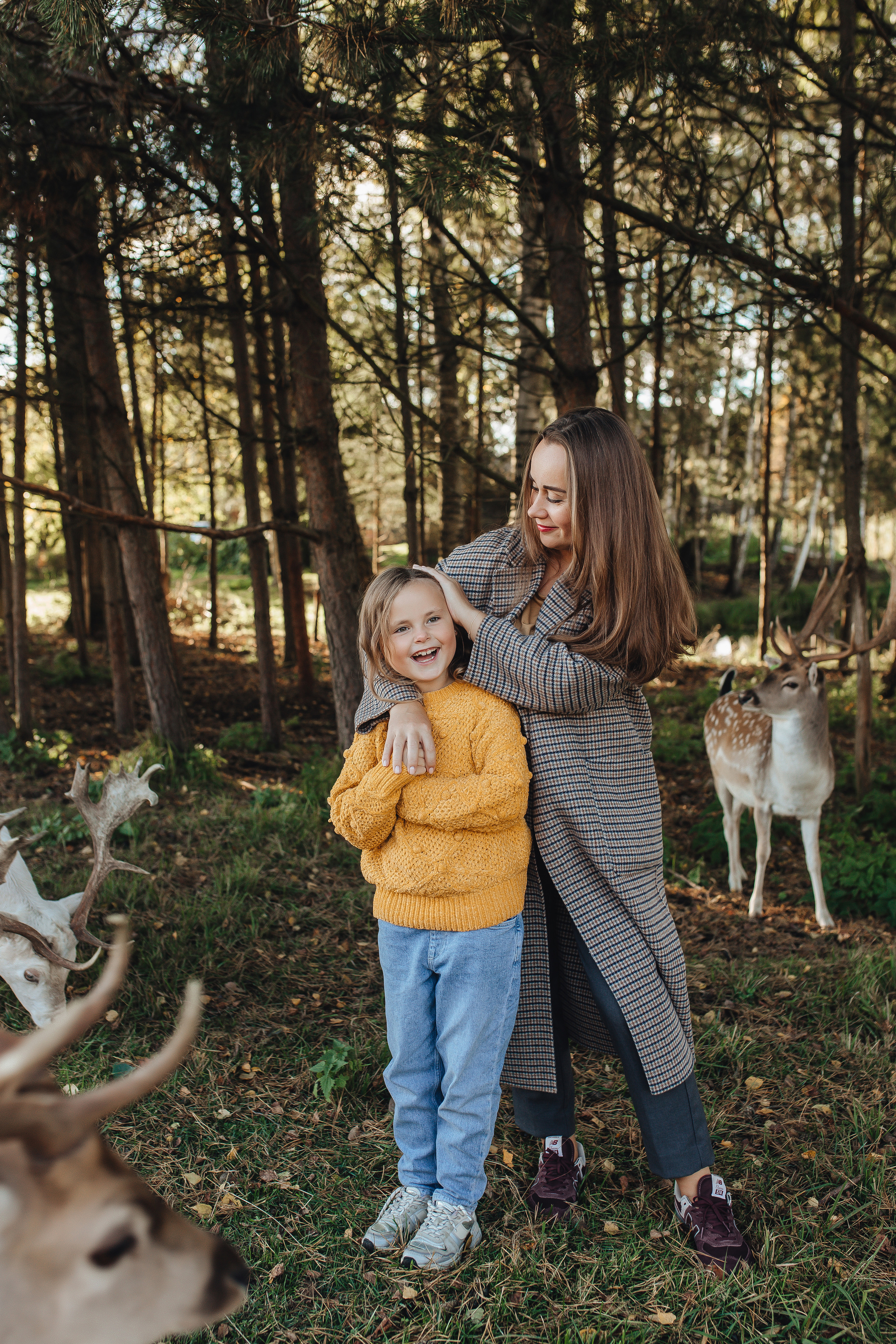 Вика с мамой