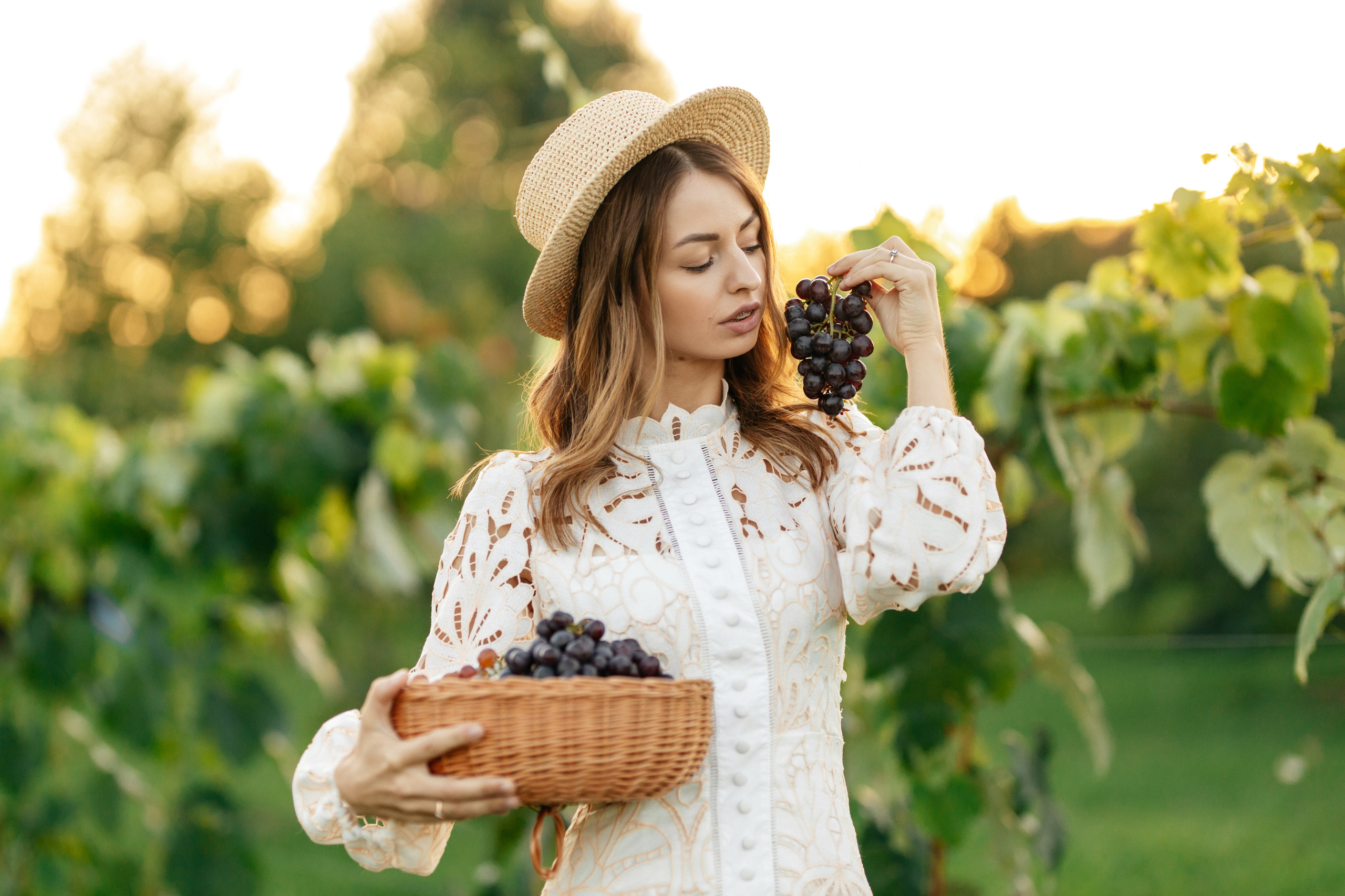 Наталья в винограднике. Фотограф Даугавпилс/Рига Виктория Нитиша