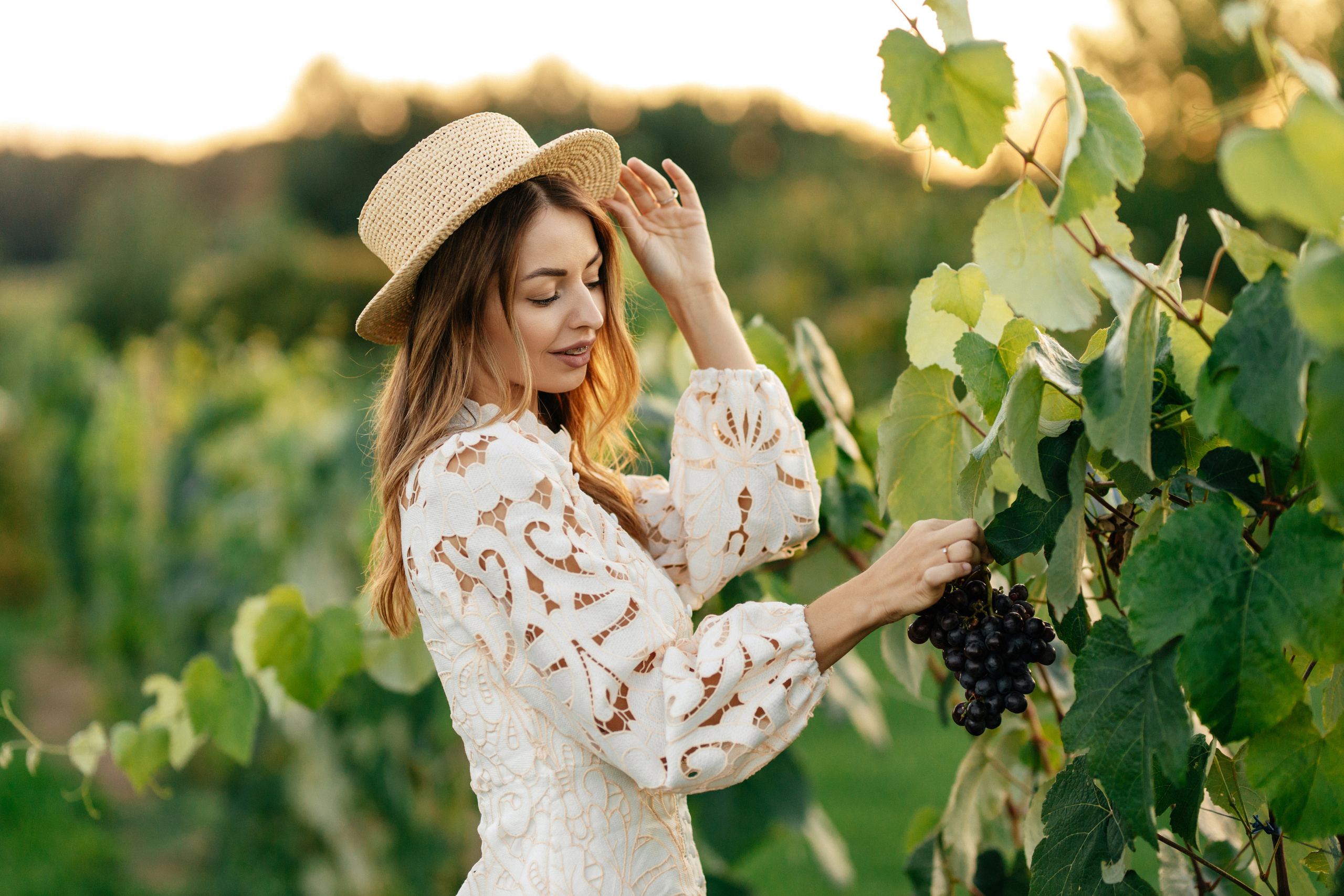 Наталья в винограднике. Фотограф Даугавпилс/Рига Виктория Нитиша