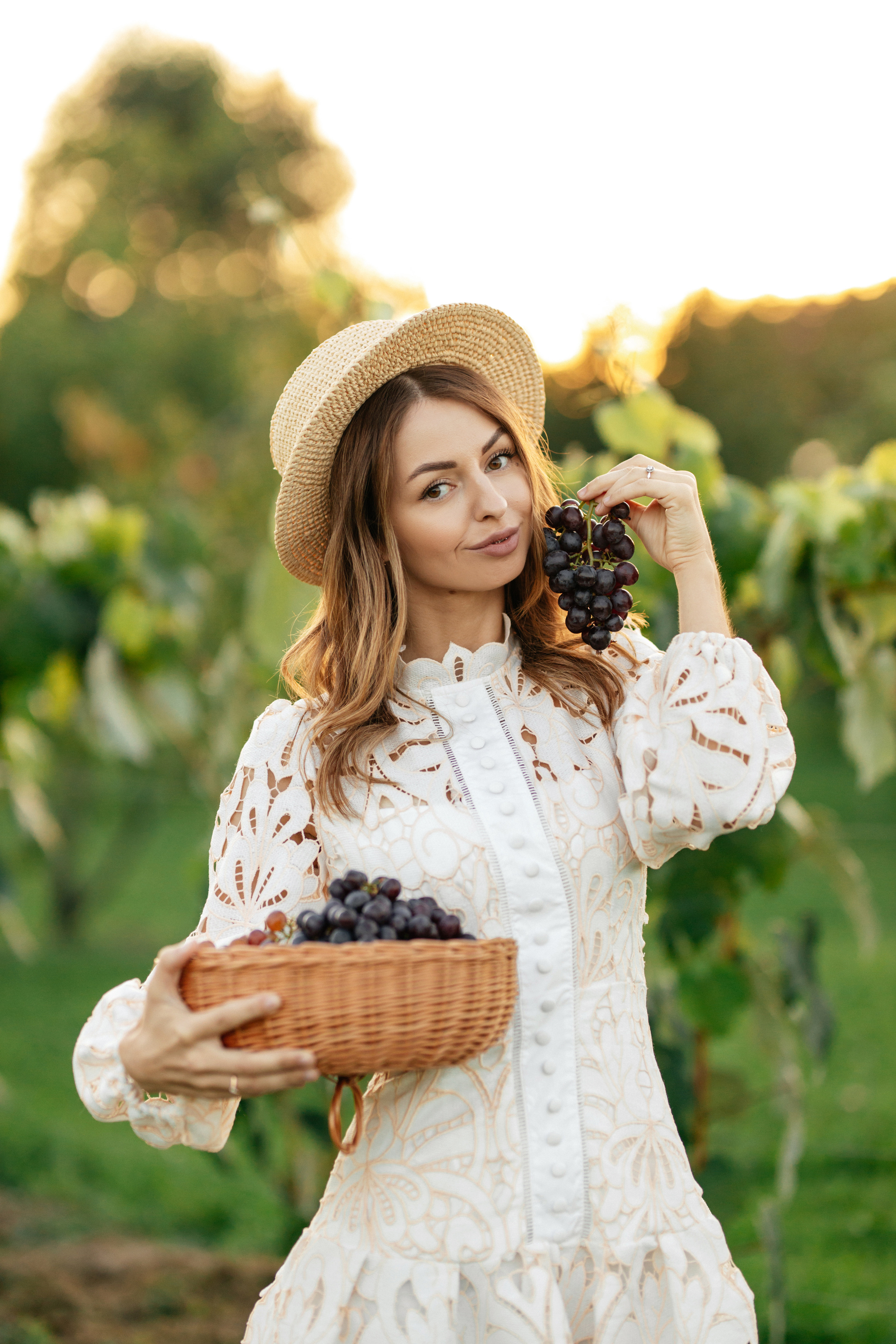 Наталья в винограднике. Фотограф Даугавпилс/Рига Виктория Нитиша